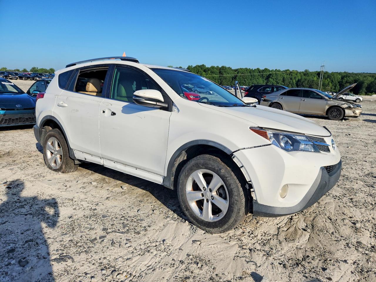 2014 Toyota Rav4 Xle Белый vin: 2T3WFREVXEW122501
