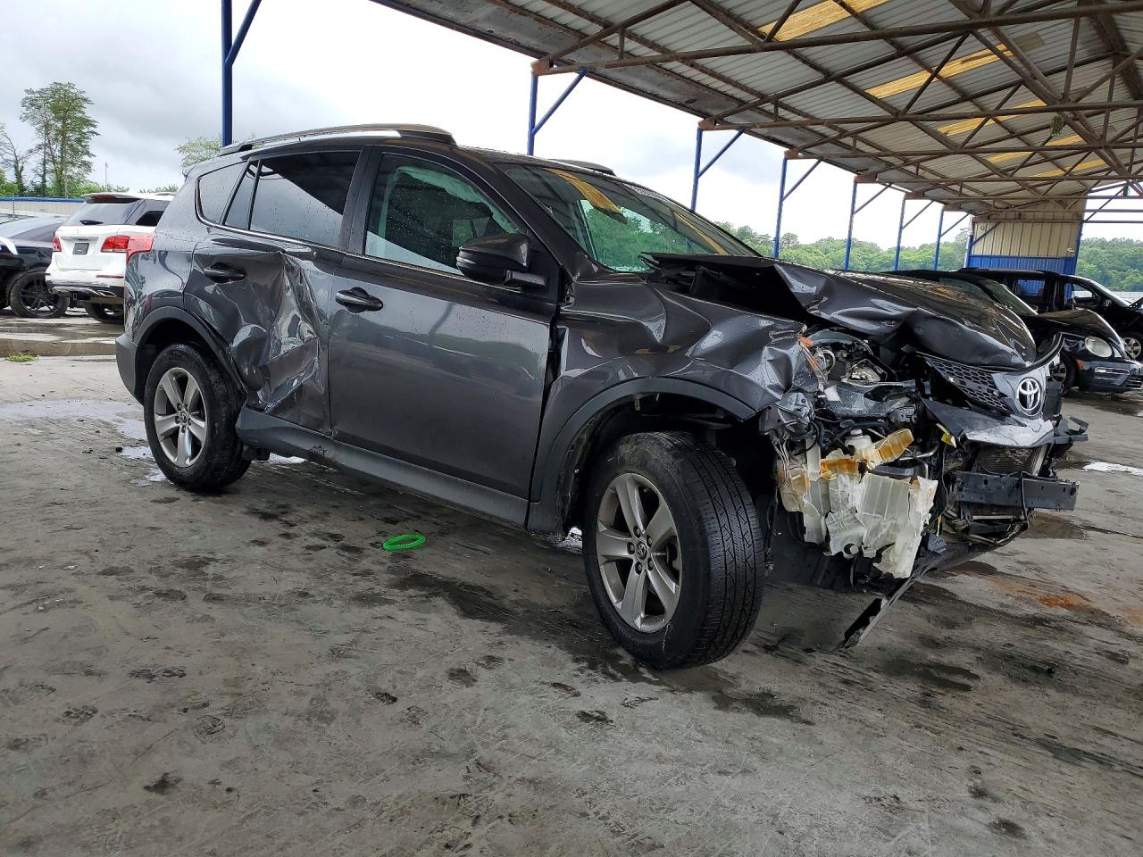 2015 Toyota Rav4 Xle Gray vin: 2T3WFREVXFW136951