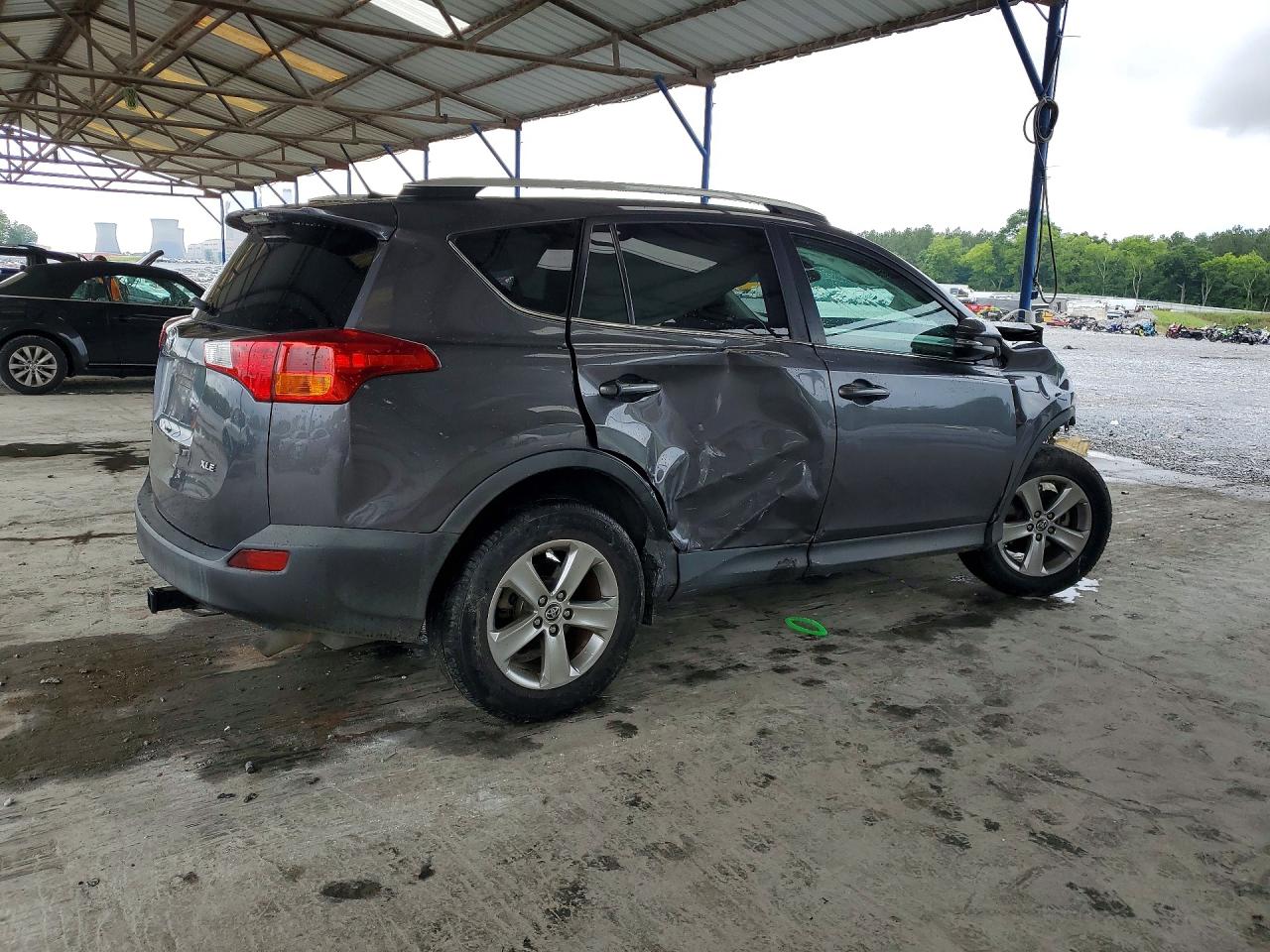 2015 Toyota Rav4 Xle Gray vin: 2T3WFREVXFW136951