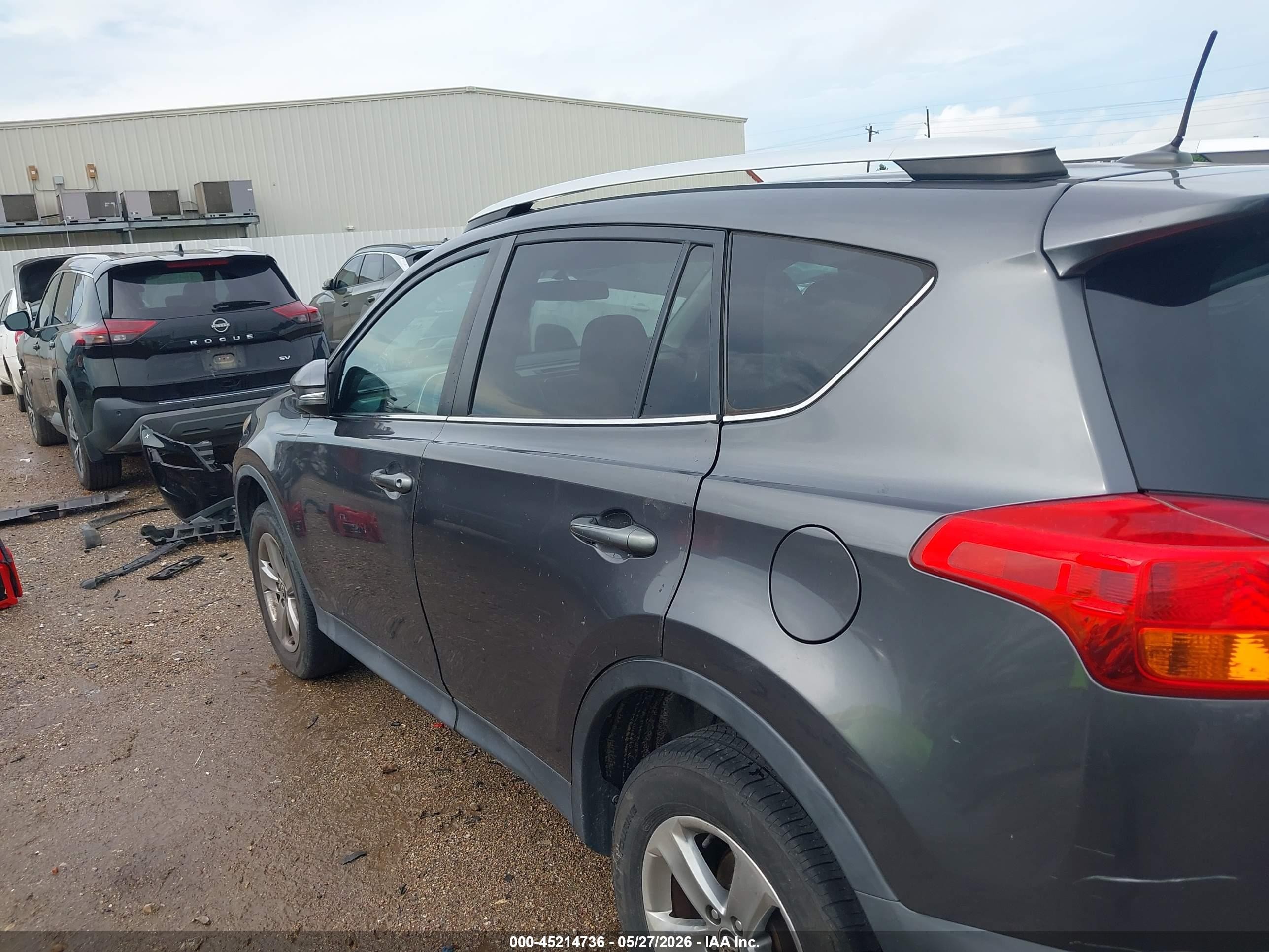 2015 Toyota Rav4 Xle Gray vin: 2T3WFREVXFW149330