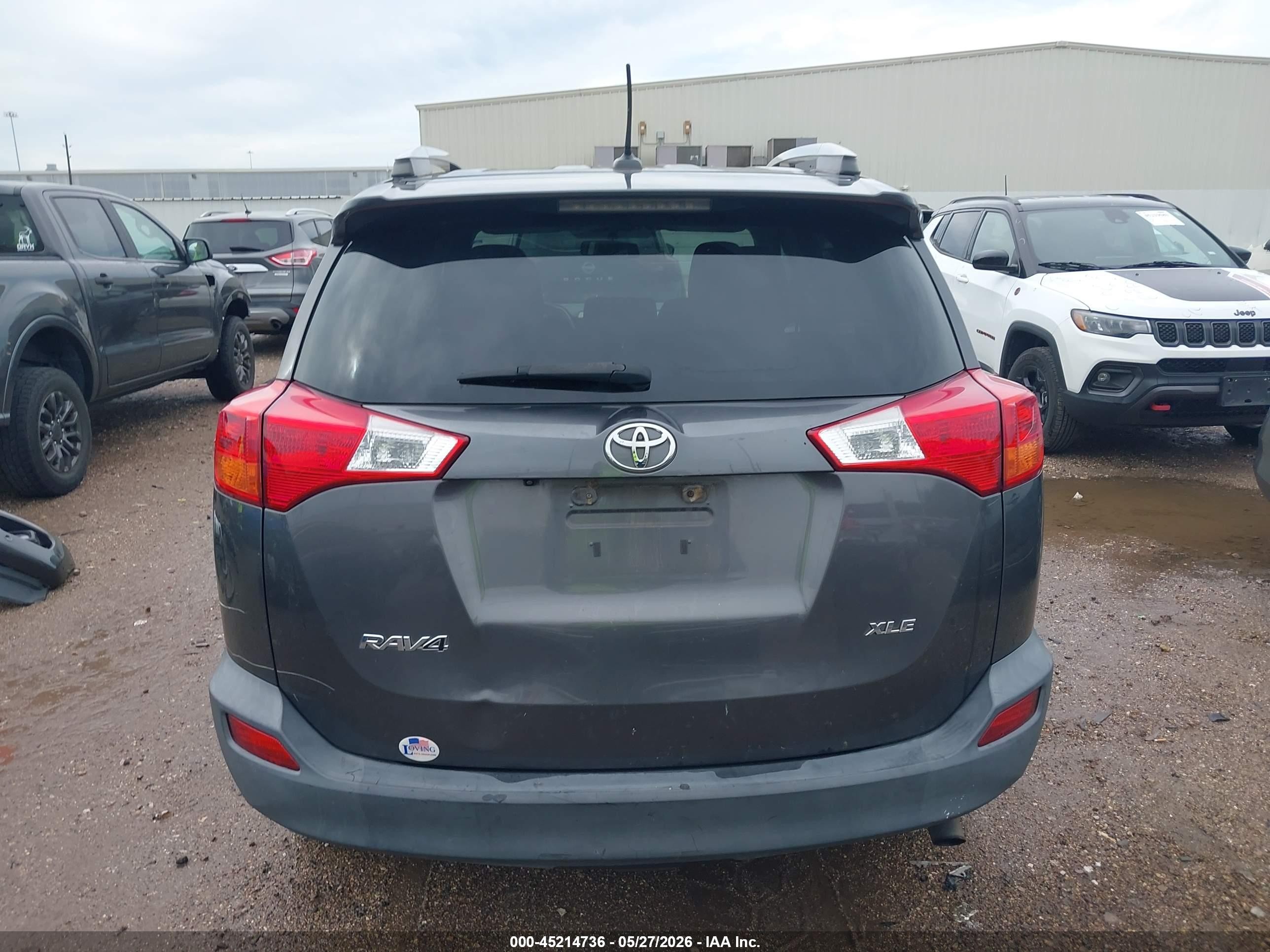 2015 Toyota Rav4 Xle Gray vin: 2T3WFREVXFW149330