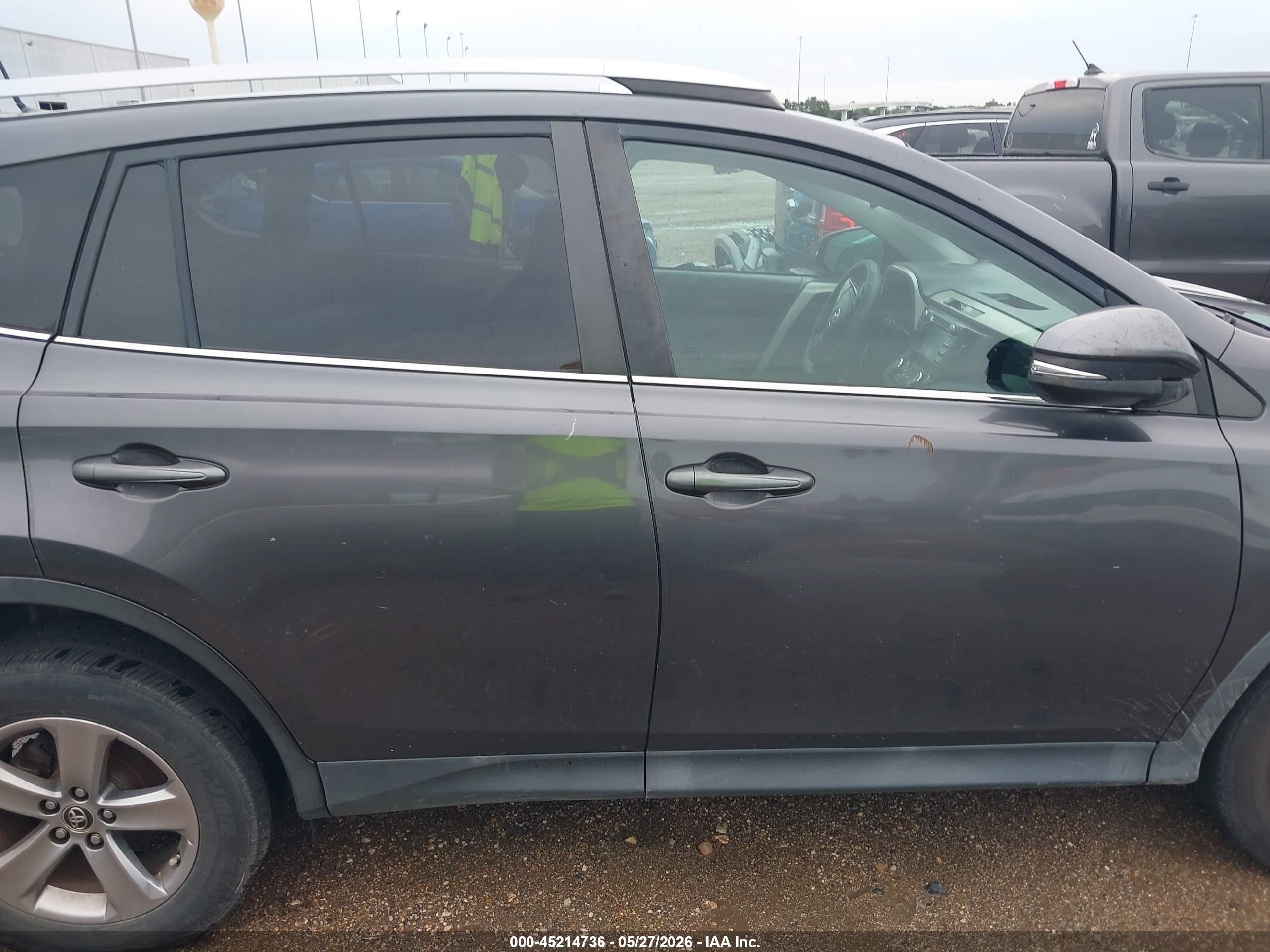 2015 Toyota Rav4 Xle Gray vin: 2T3WFREVXFW149330