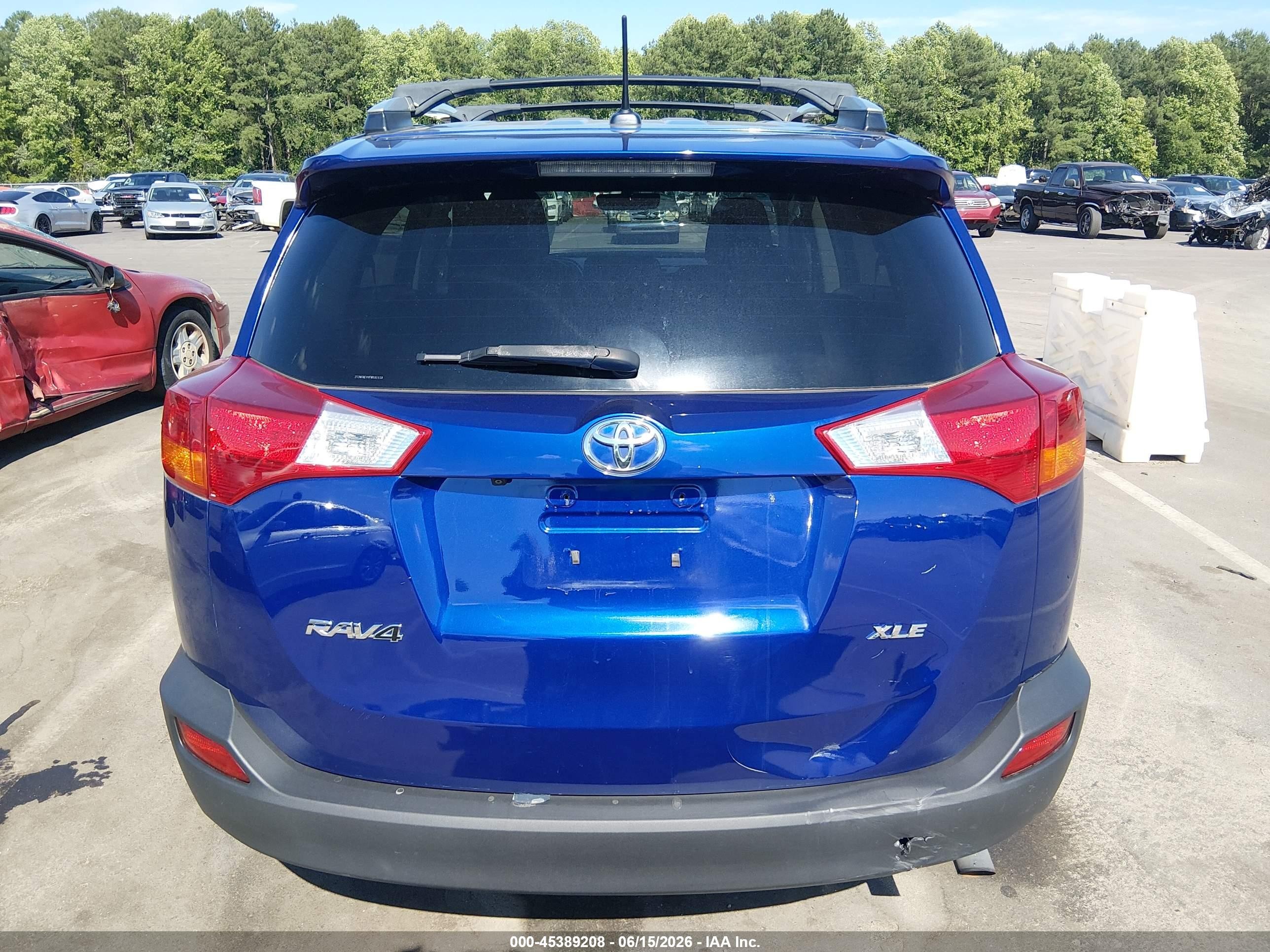 2015 Toyota Rav4 Xle Blue vin: 2T3WFREVXFW181159