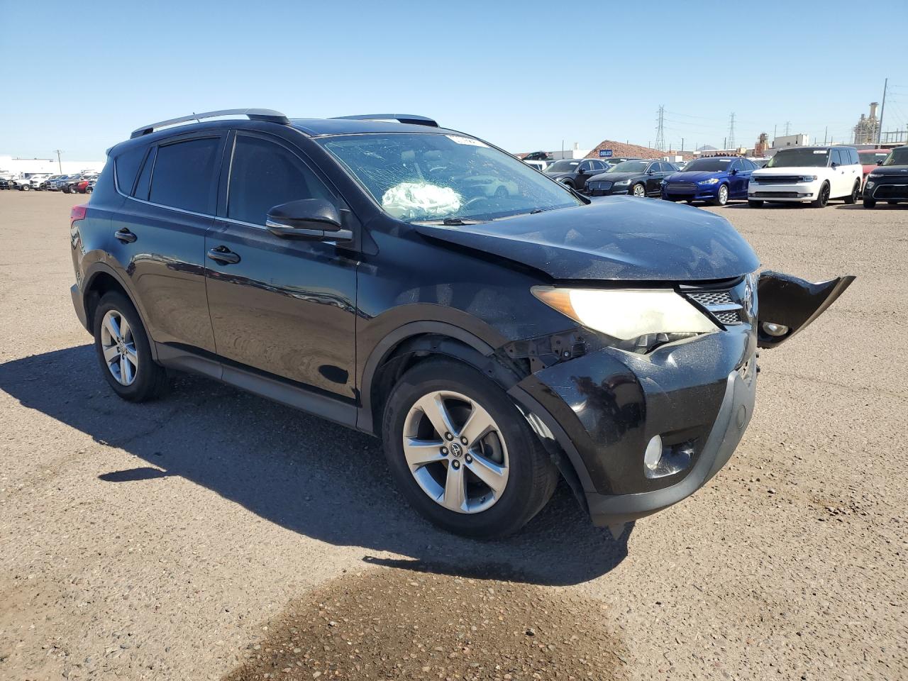 2015 Toyota Rav4 Xle Black vin: 2T3WFREVXFW195899 Damage: Windshield, Broken, Replacement Required