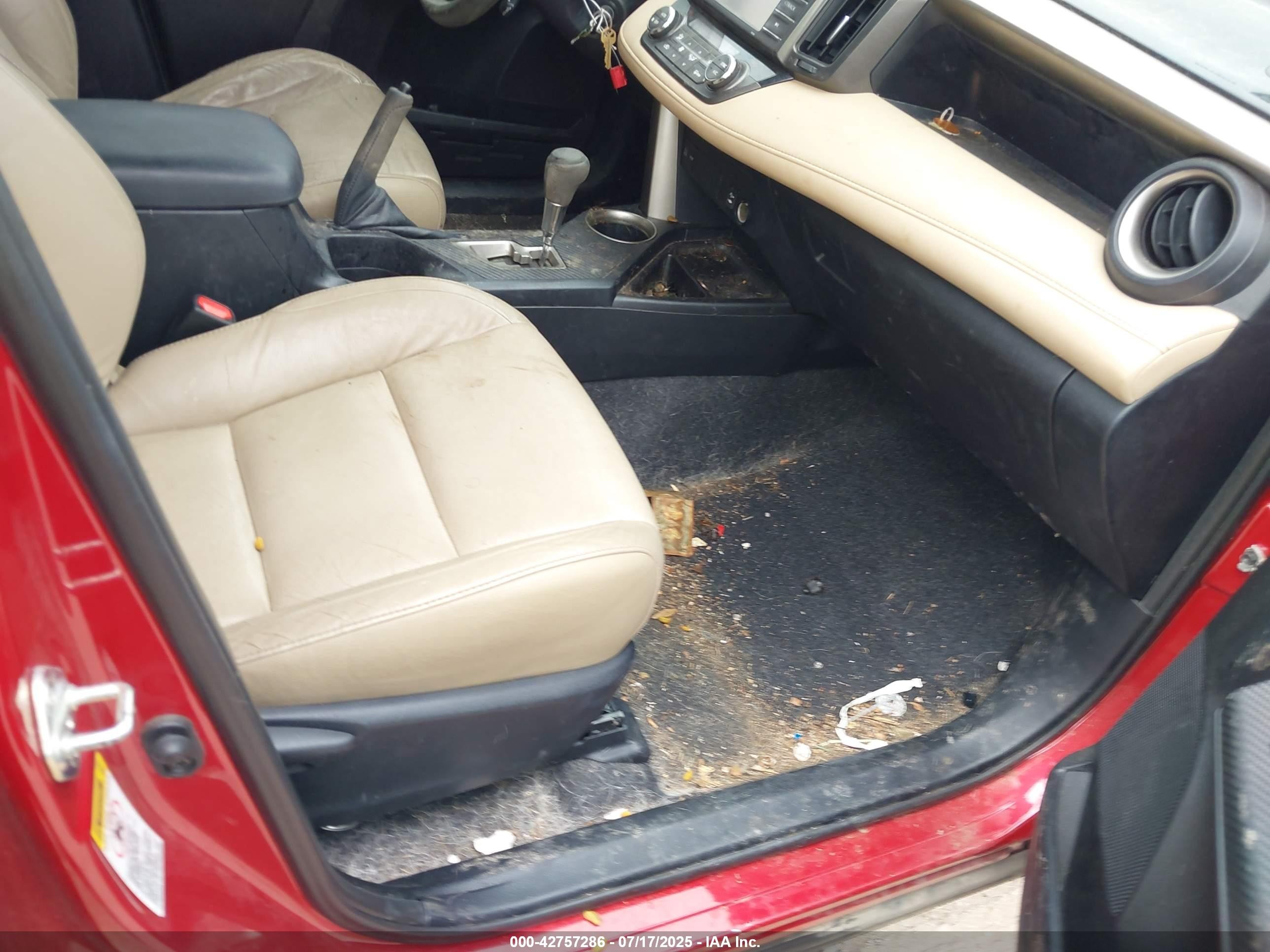 2015 Toyota Rav4 Xle Red vin: 2T3WFREVXFW199614