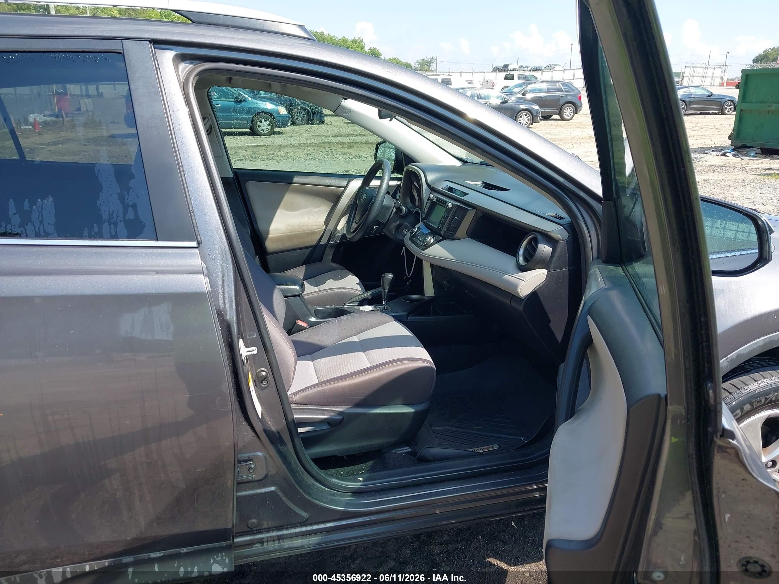 2015 Toyota Rav4 Xle Серый vin: 2T3WFREVXFW209445