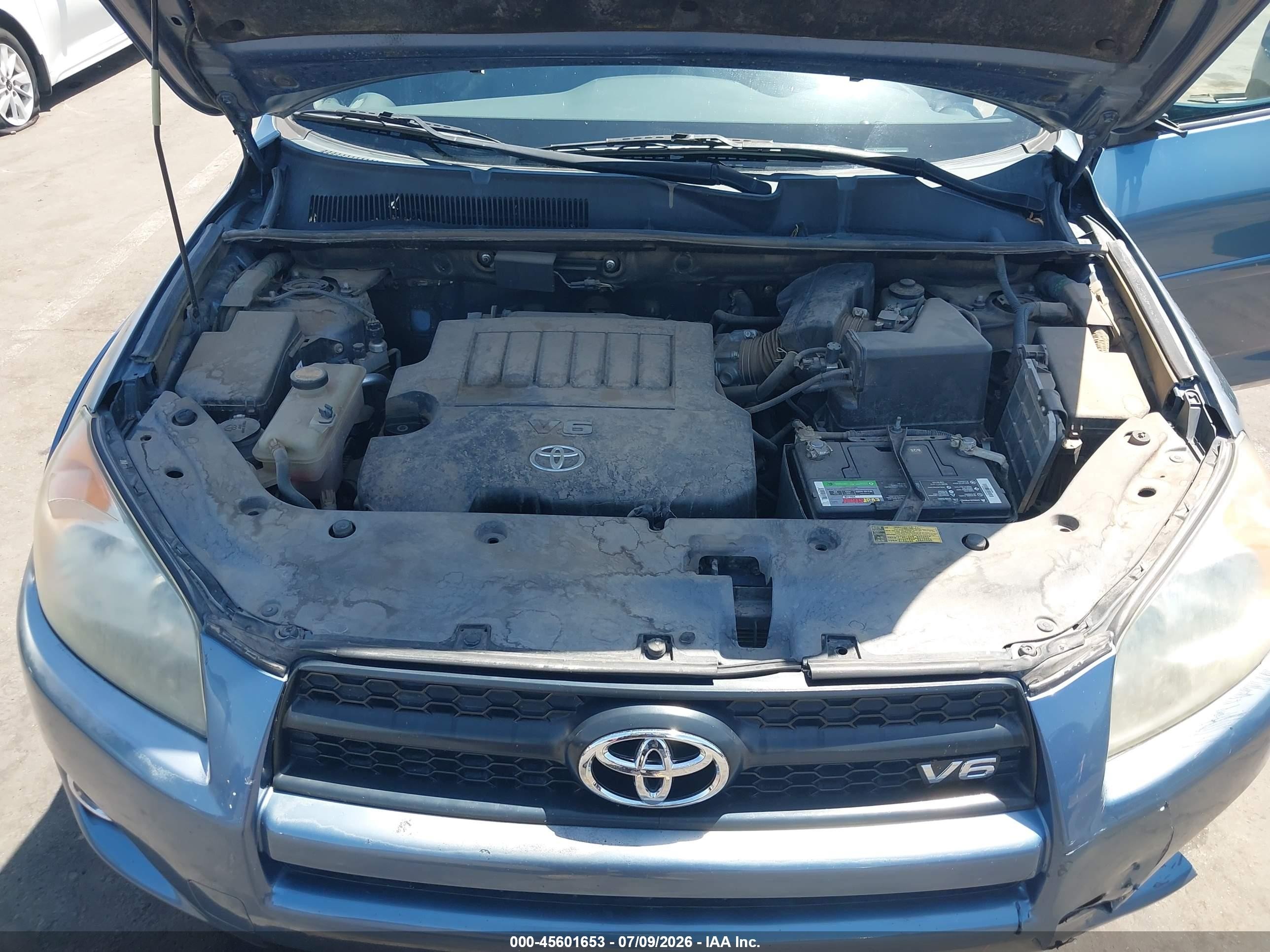 2010 Toyota Rav4 Sport V6 Blue vin: 2T3WK4DV2AW007823