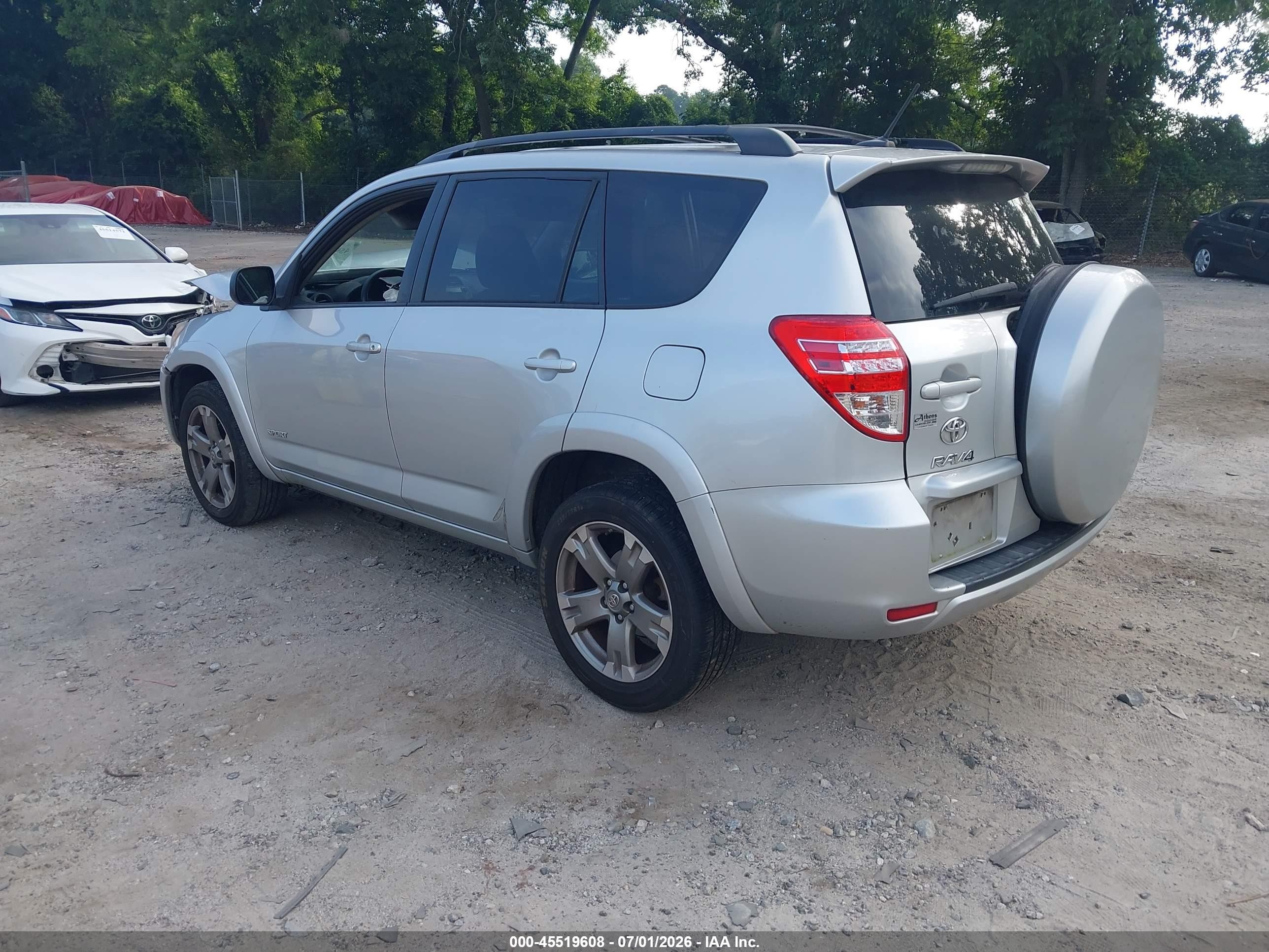 2011 Toyota Rav4 Sport V6 Серебряный vin: 2T3WK4DV6BW010726