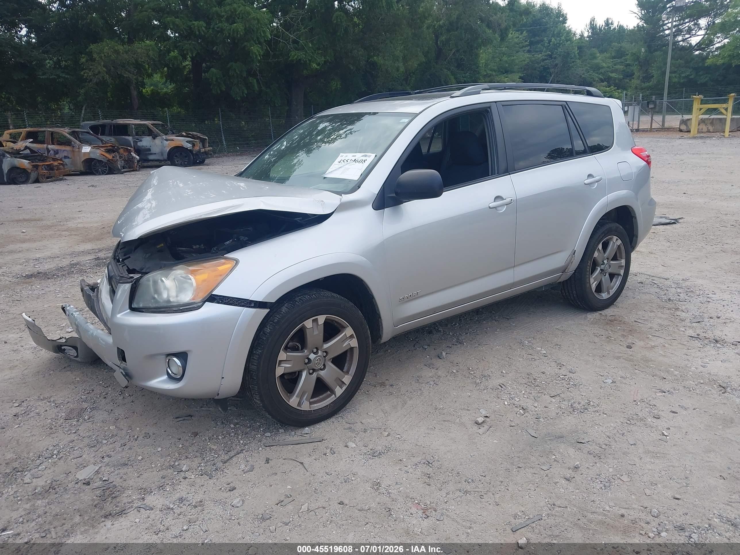 2011 Toyota Rav4 Sport V6 Серебряный vin: 2T3WK4DV6BW010726