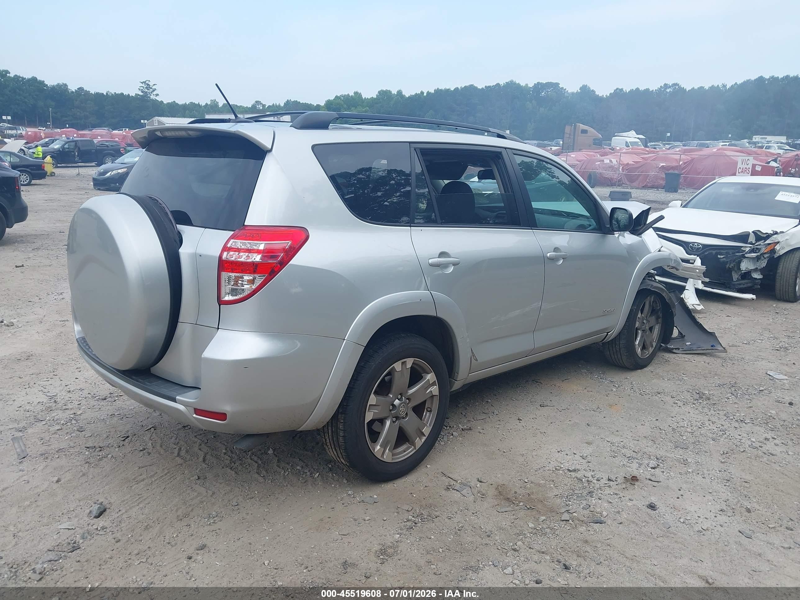 2011 Toyota Rav4 Sport V6 Серебряный vin: 2T3WK4DV6BW010726