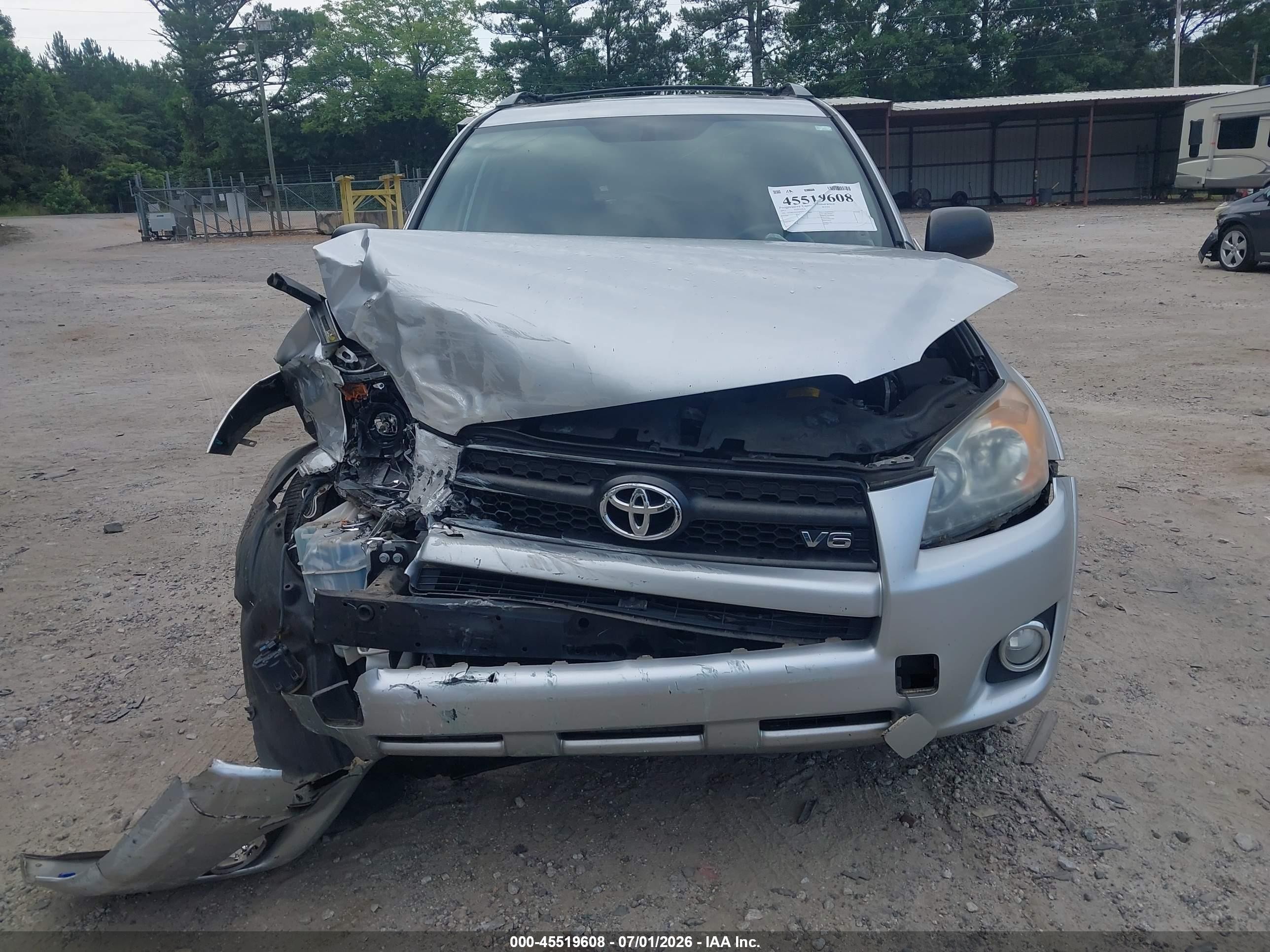 2011 Toyota Rav4 Sport V6 Серебряный vin: 2T3WK4DV6BW010726