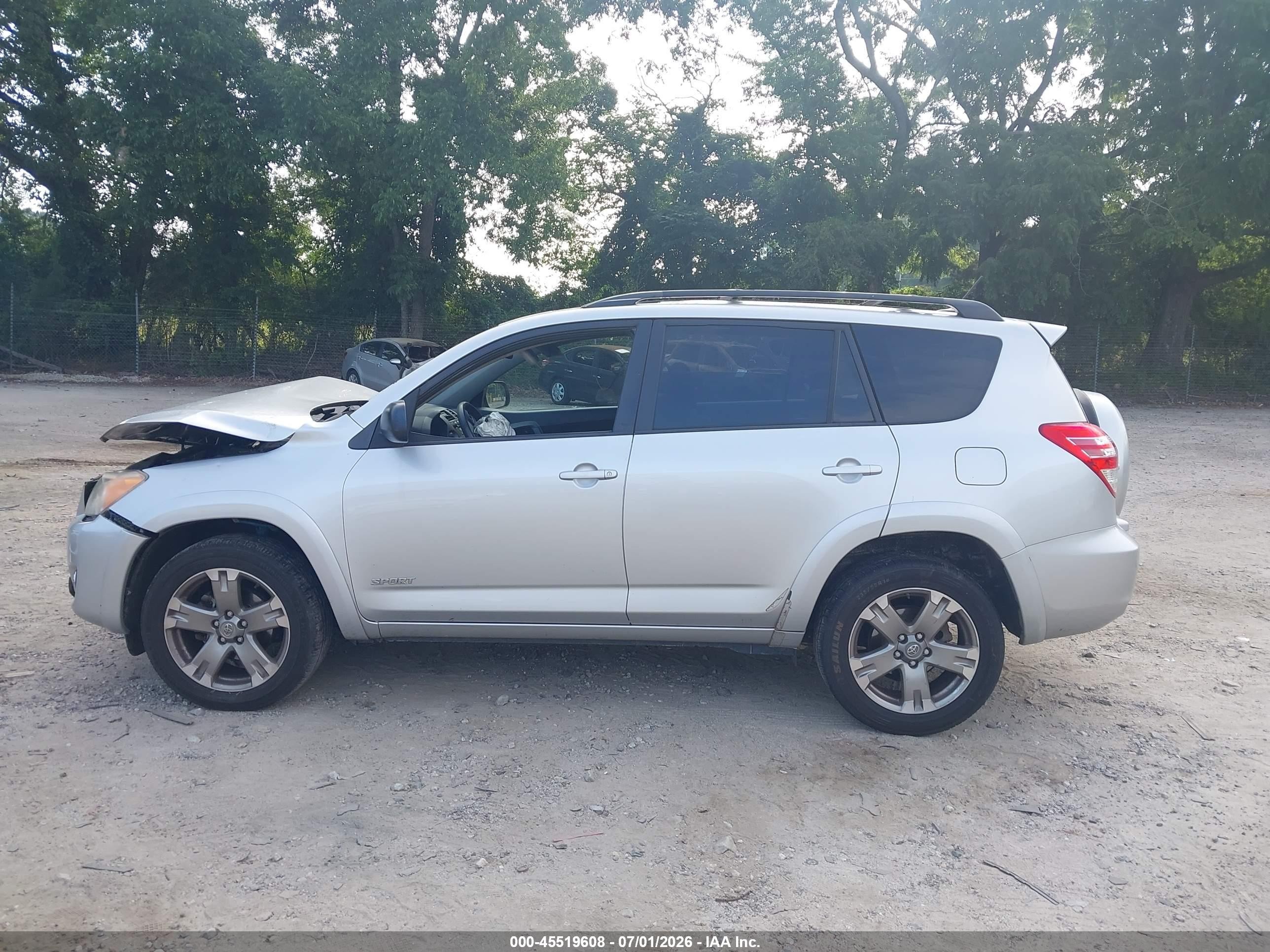 2011 Toyota Rav4 Sport V6 Серебряный vin: 2T3WK4DV6BW010726