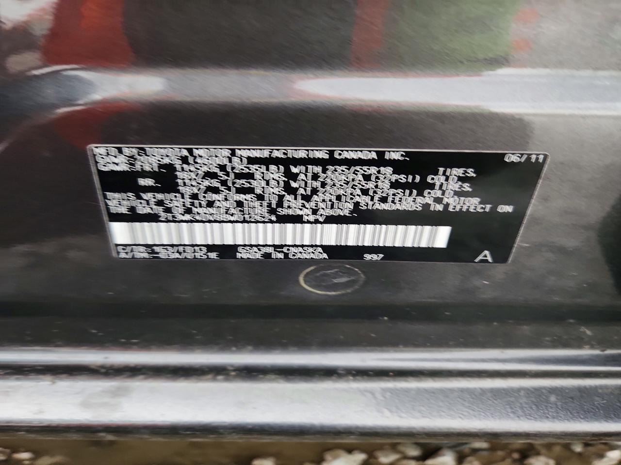 2011 Toyota Rav4 Sport Gray vin: 2T3WK4DV8BW012624