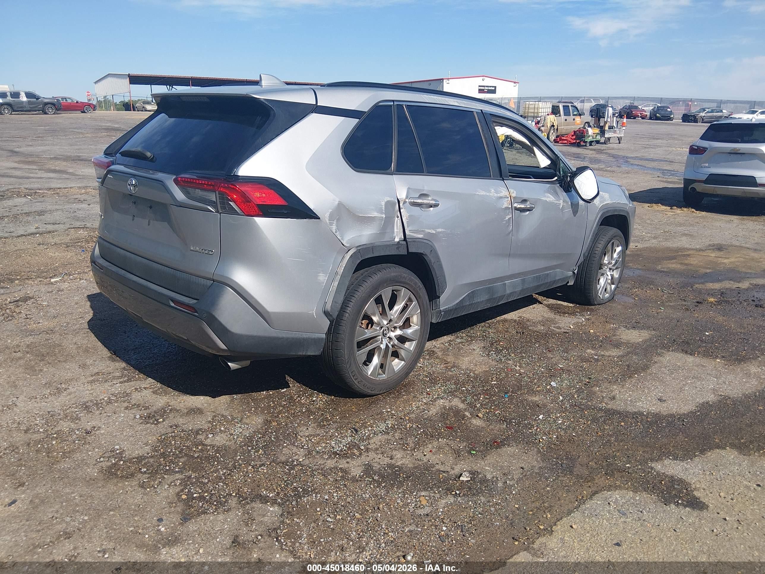2020 Toyota Rav4 Limited Silver vin: 2T3Y1RFV0LC069909