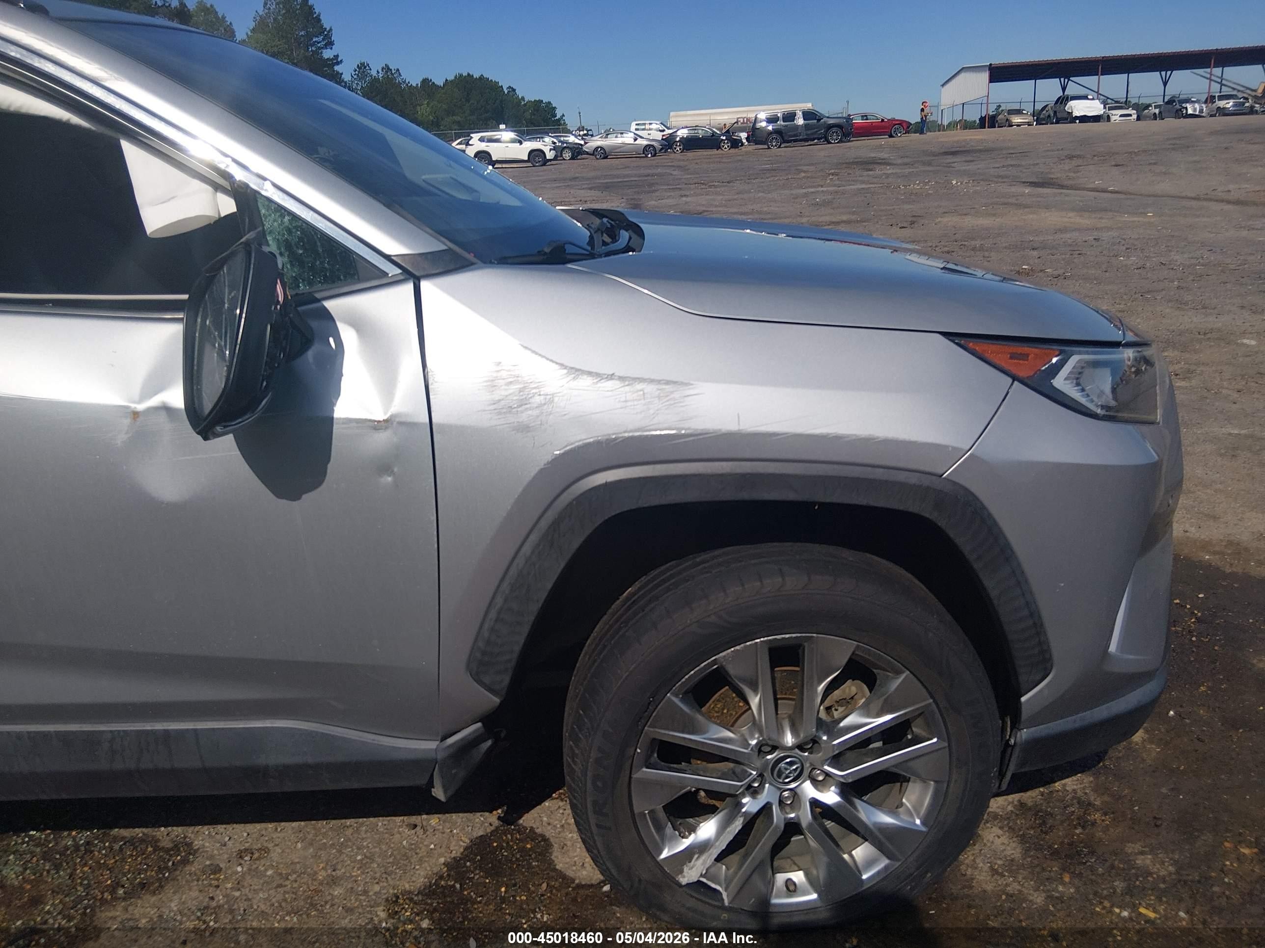 2020 Toyota Rav4 Limited Silver vin: 2T3Y1RFV0LC069909
