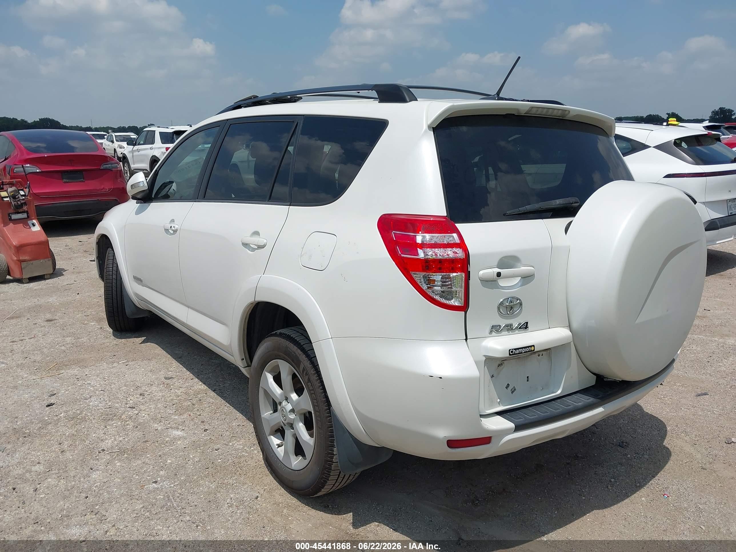 2012 Toyota Rav4 Limited White vin: 2T3YF4DV0CW129564