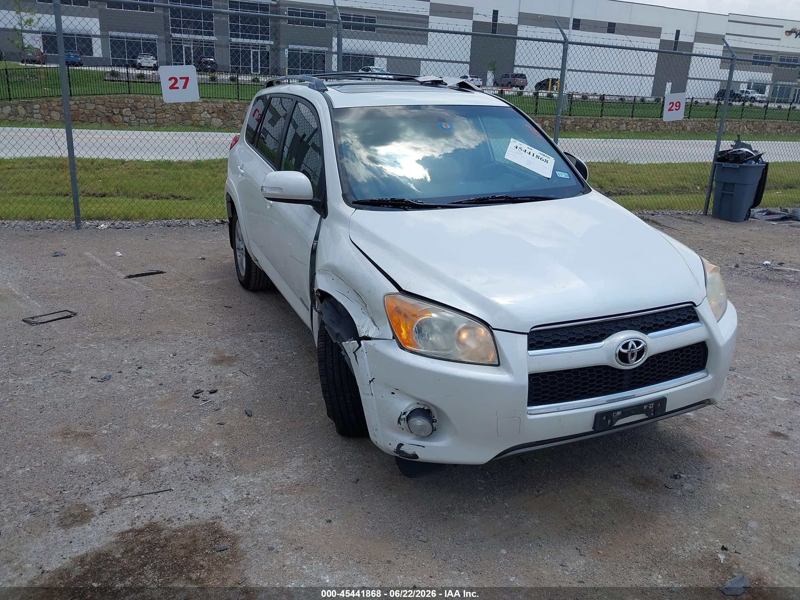 2012 Toyota Rav4 Limited White vin: 2T3YF4DV0CW129564