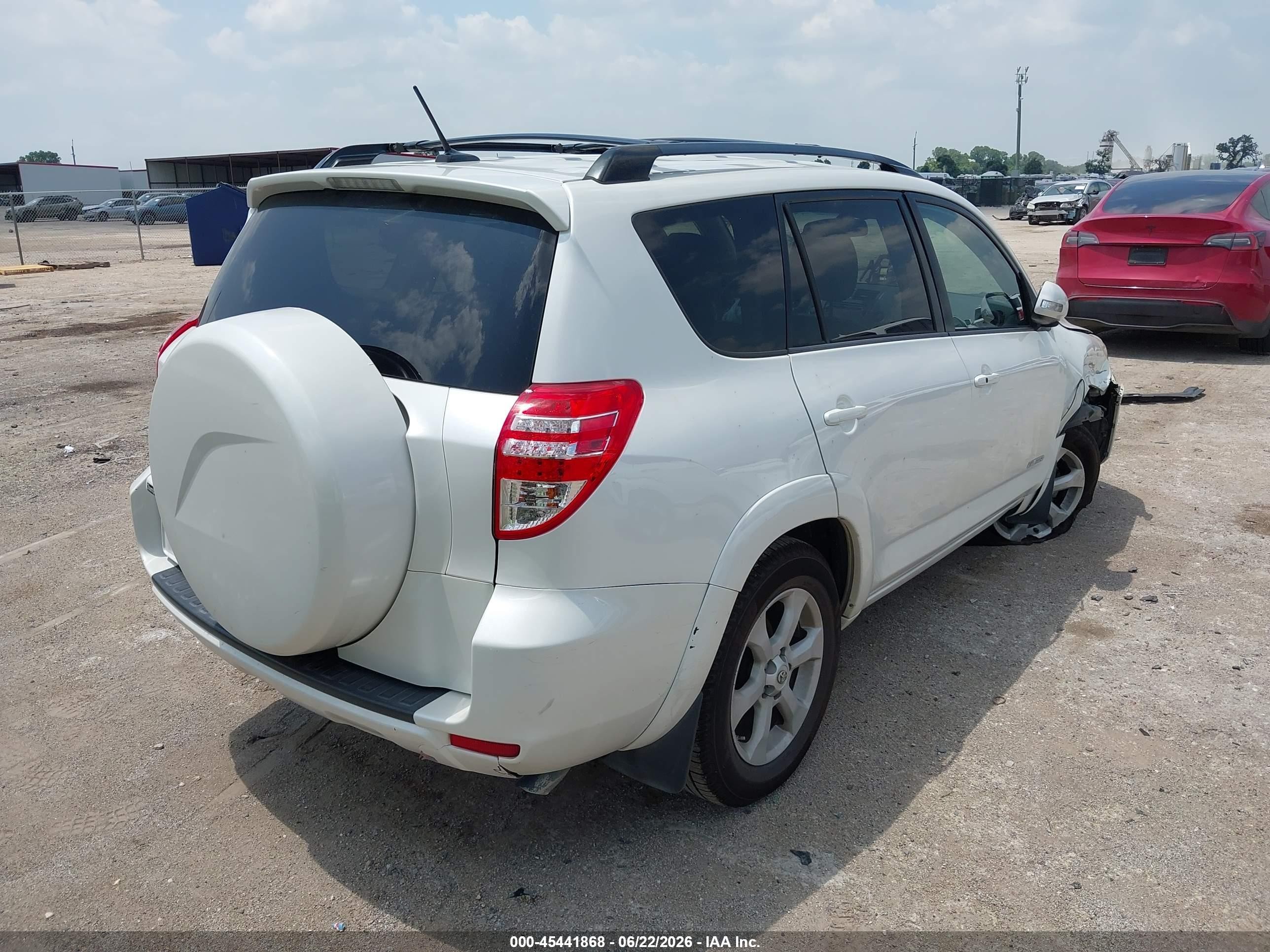 2012 Toyota Rav4 Limited White vin: 2T3YF4DV0CW129564