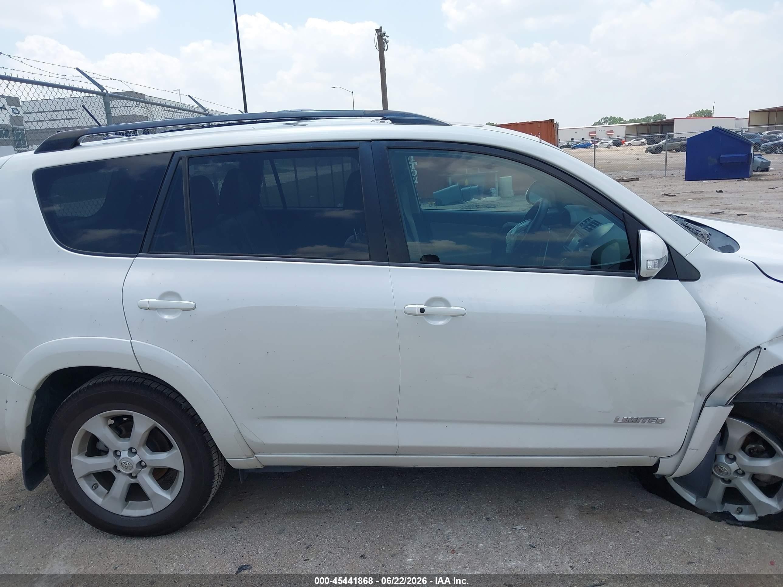 2012 Toyota Rav4 Limited White vin: 2T3YF4DV0CW129564