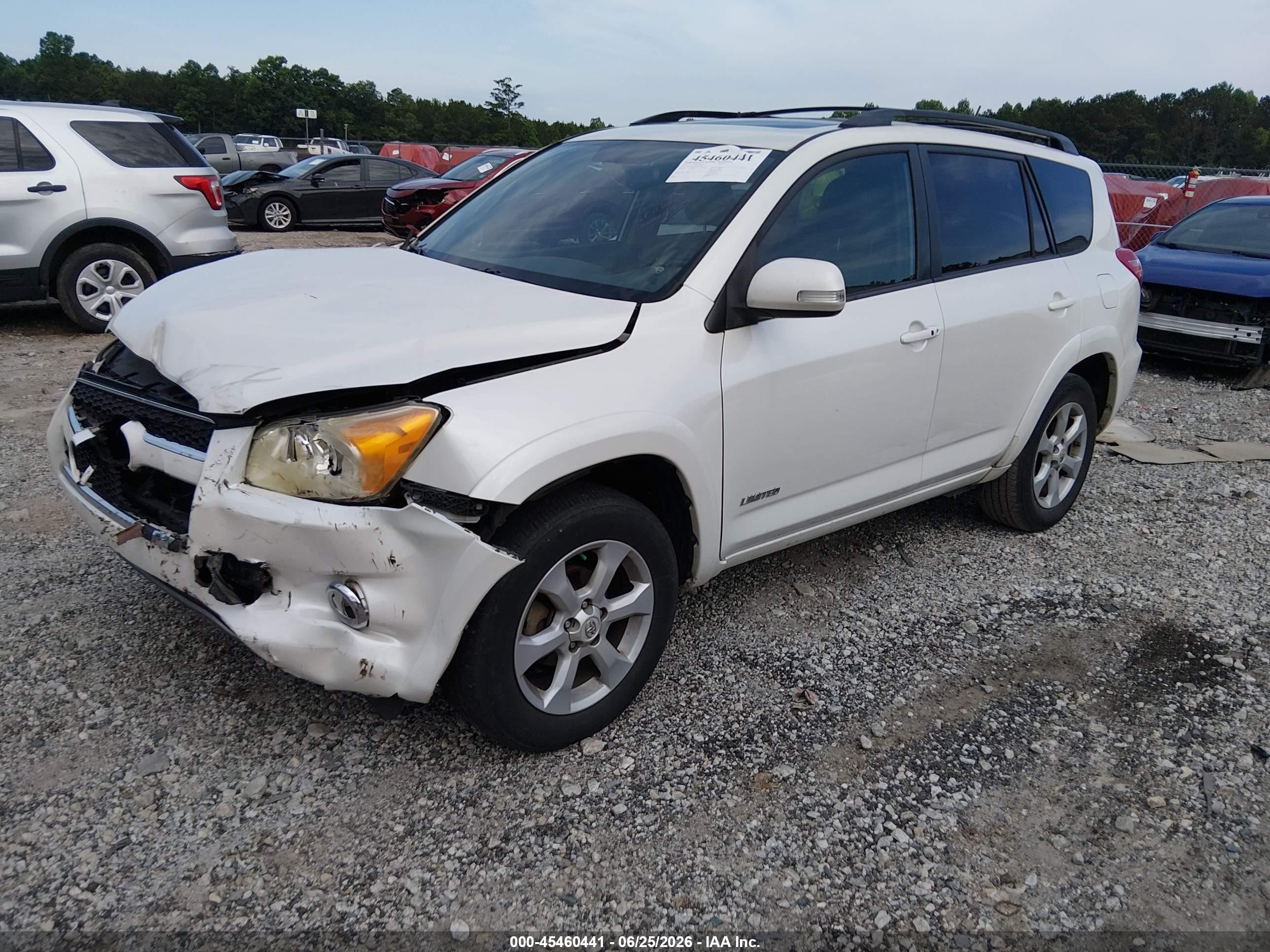 2011 Toyota Rav4 Limited White vin: 2T3YF4DV1BW079076
