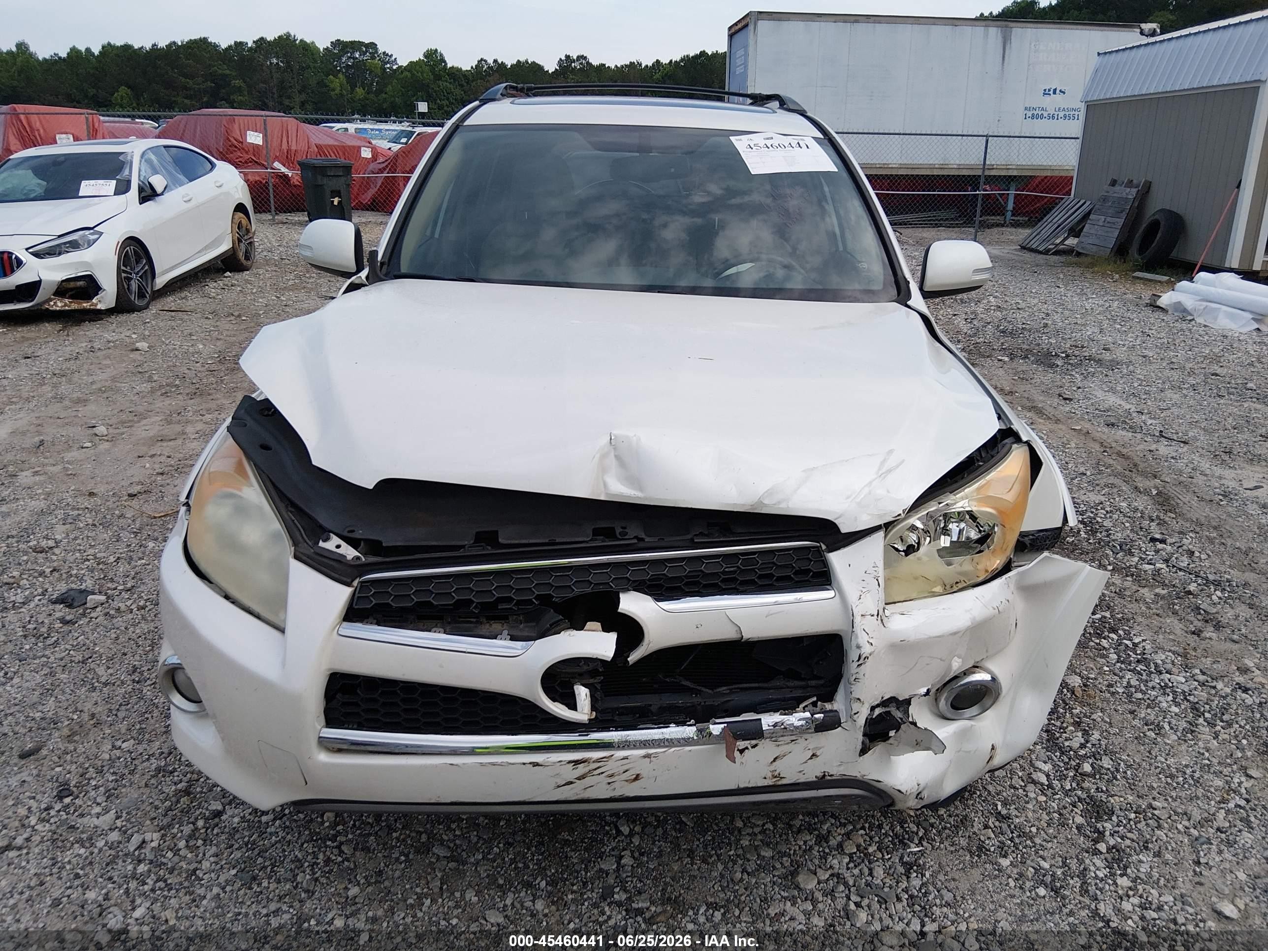 2011 Toyota Rav4 Limited White vin: 2T3YF4DV1BW079076