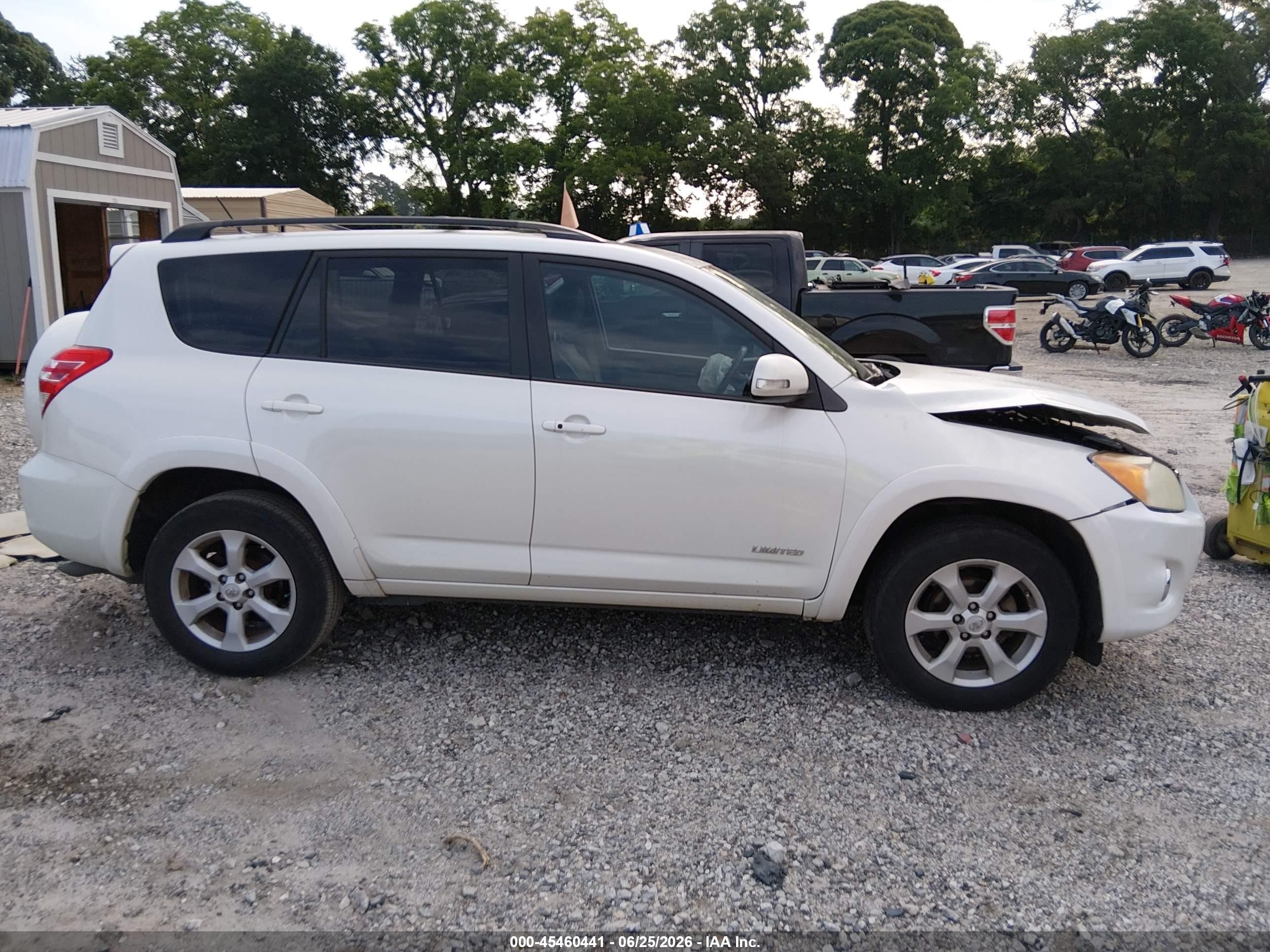 2011 Toyota Rav4 Limited White vin: 2T3YF4DV1BW079076