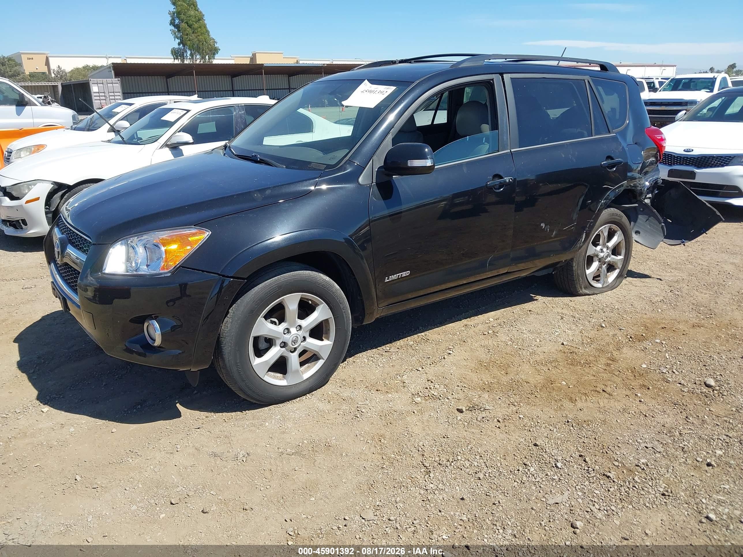 2011 Toyota Rav4 Limited Черный vin: 2T3YF4DV1BW097707
