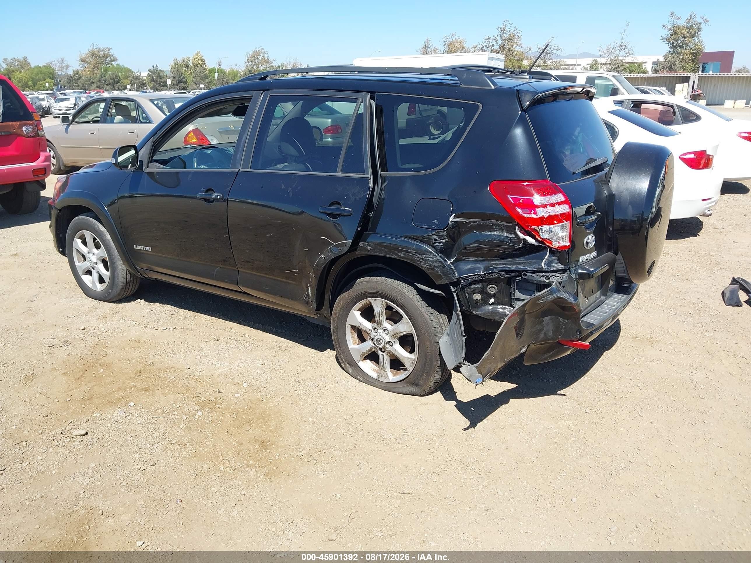 2011 Toyota Rav4 Limited Черный vin: 2T3YF4DV1BW097707