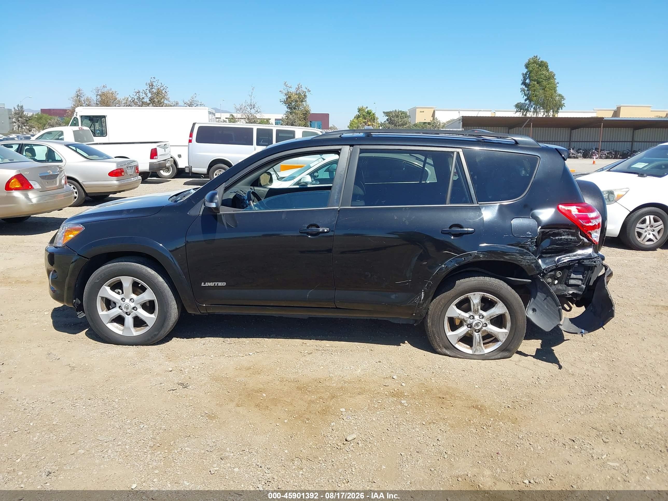 2011 Toyota Rav4 Limited Черный vin: 2T3YF4DV1BW097707