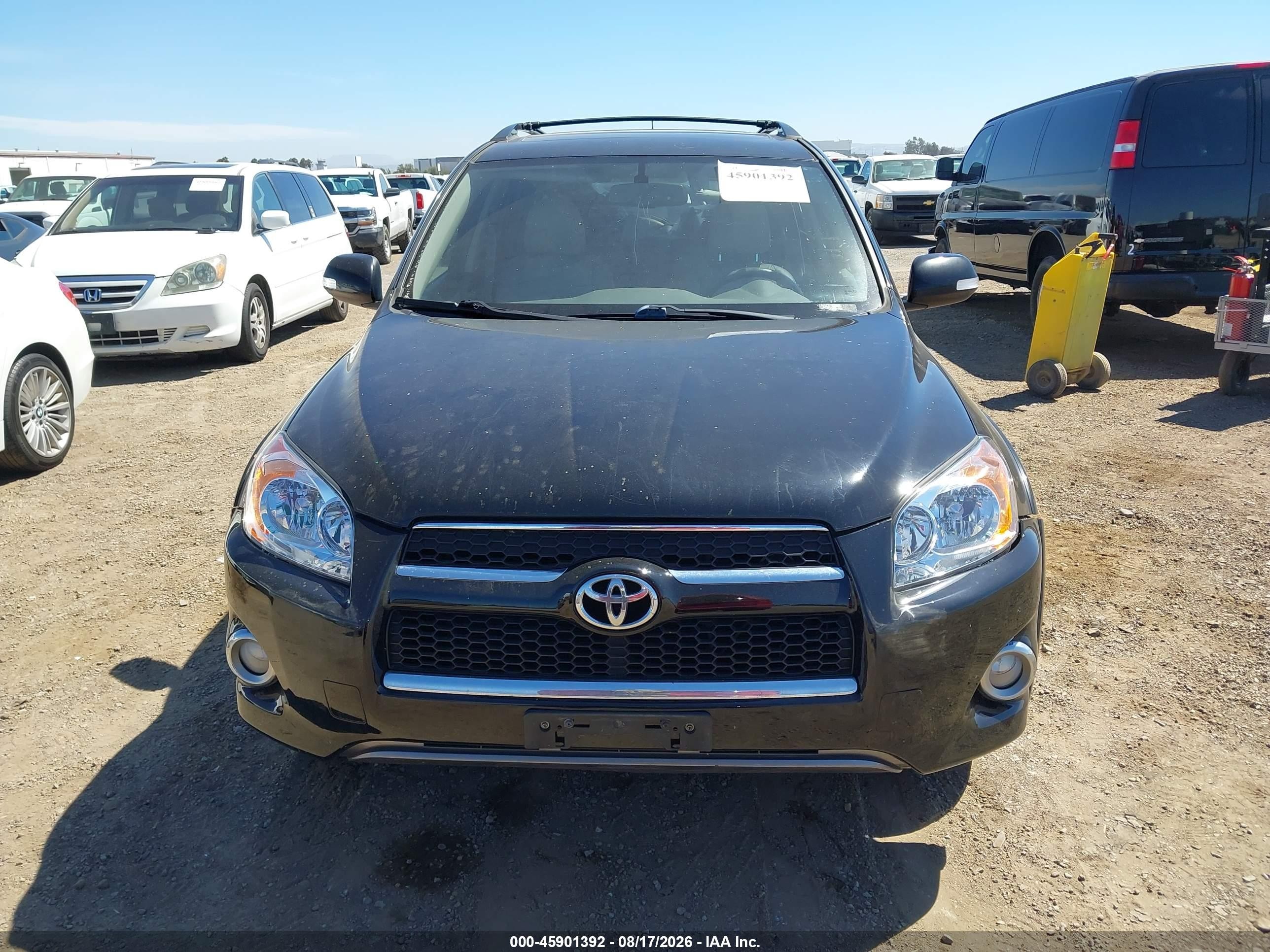 2011 Toyota Rav4 Limited Черный vin: 2T3YF4DV1BW097707