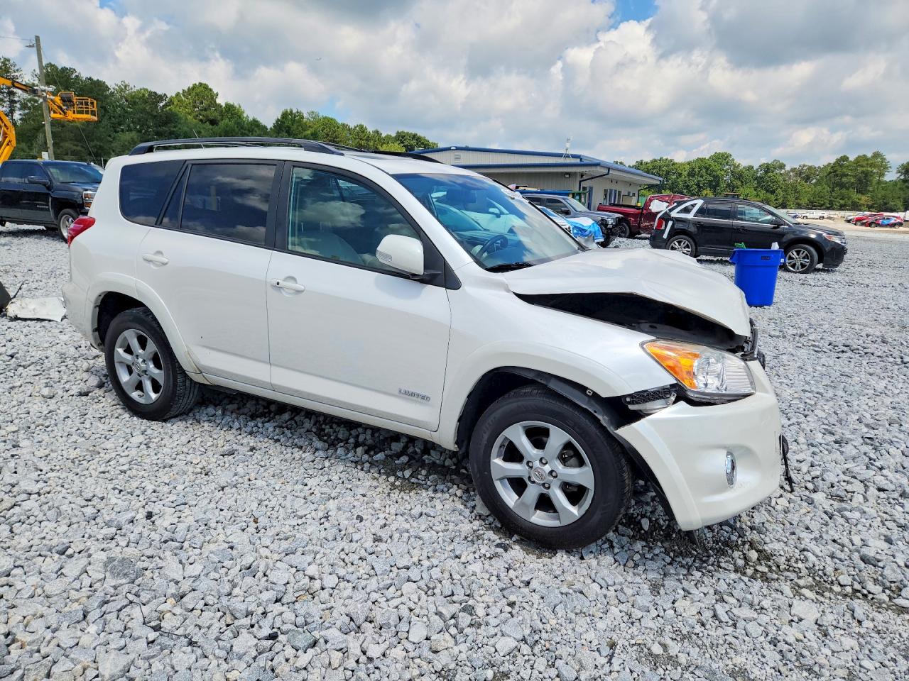 2011 Toyota Rav4 Limited White vin: 2T3YF4DV2BW075909