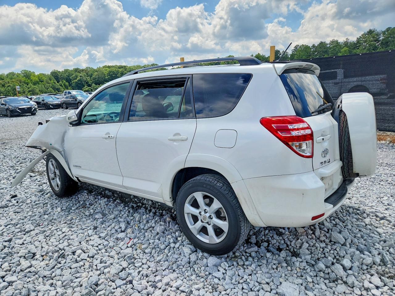 2011 Toyota Rav4 Limited White vin: 2T3YF4DV2BW075909
