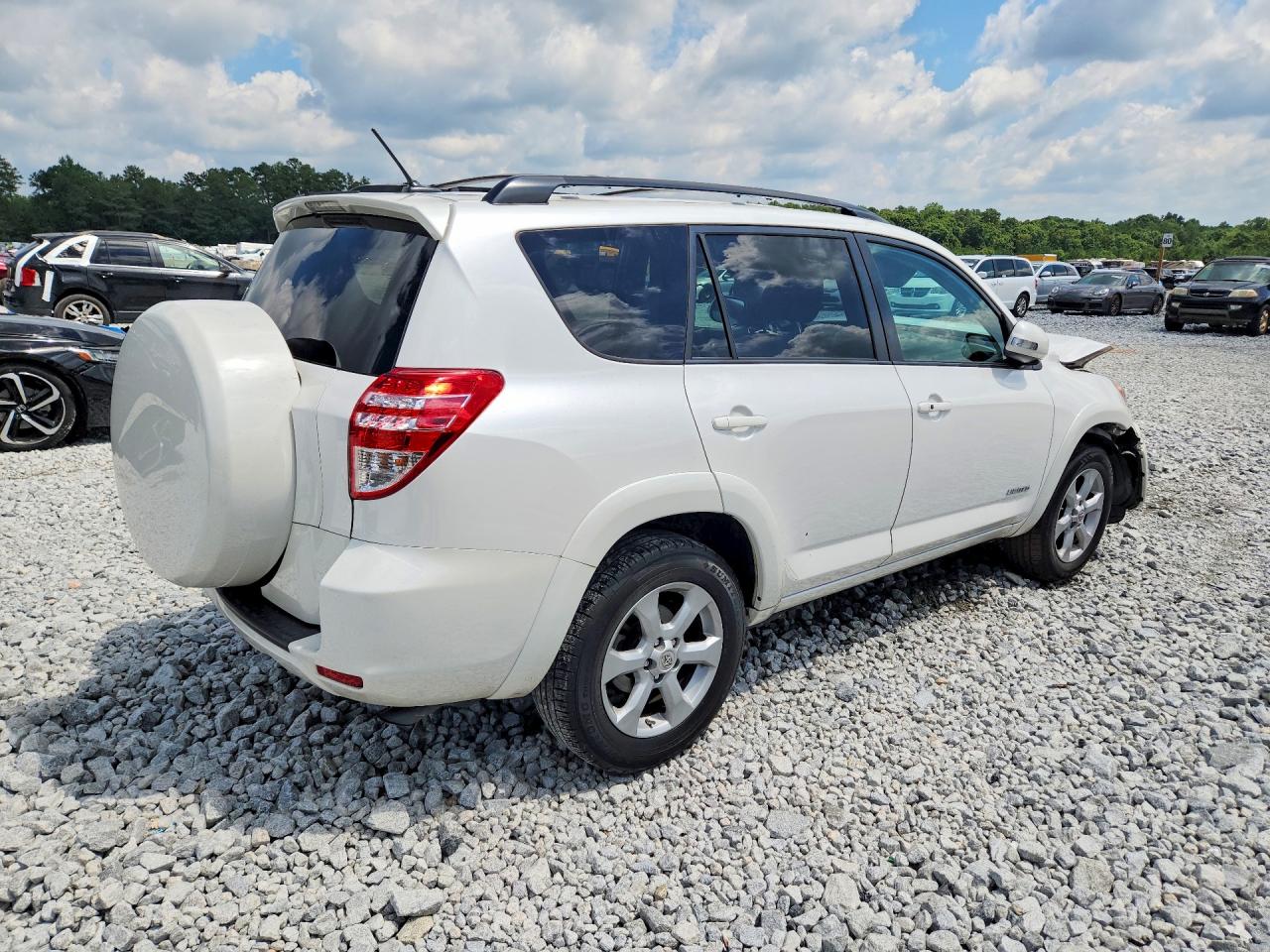 2011 Toyota Rav4 Limited White vin: 2T3YF4DV2BW075909