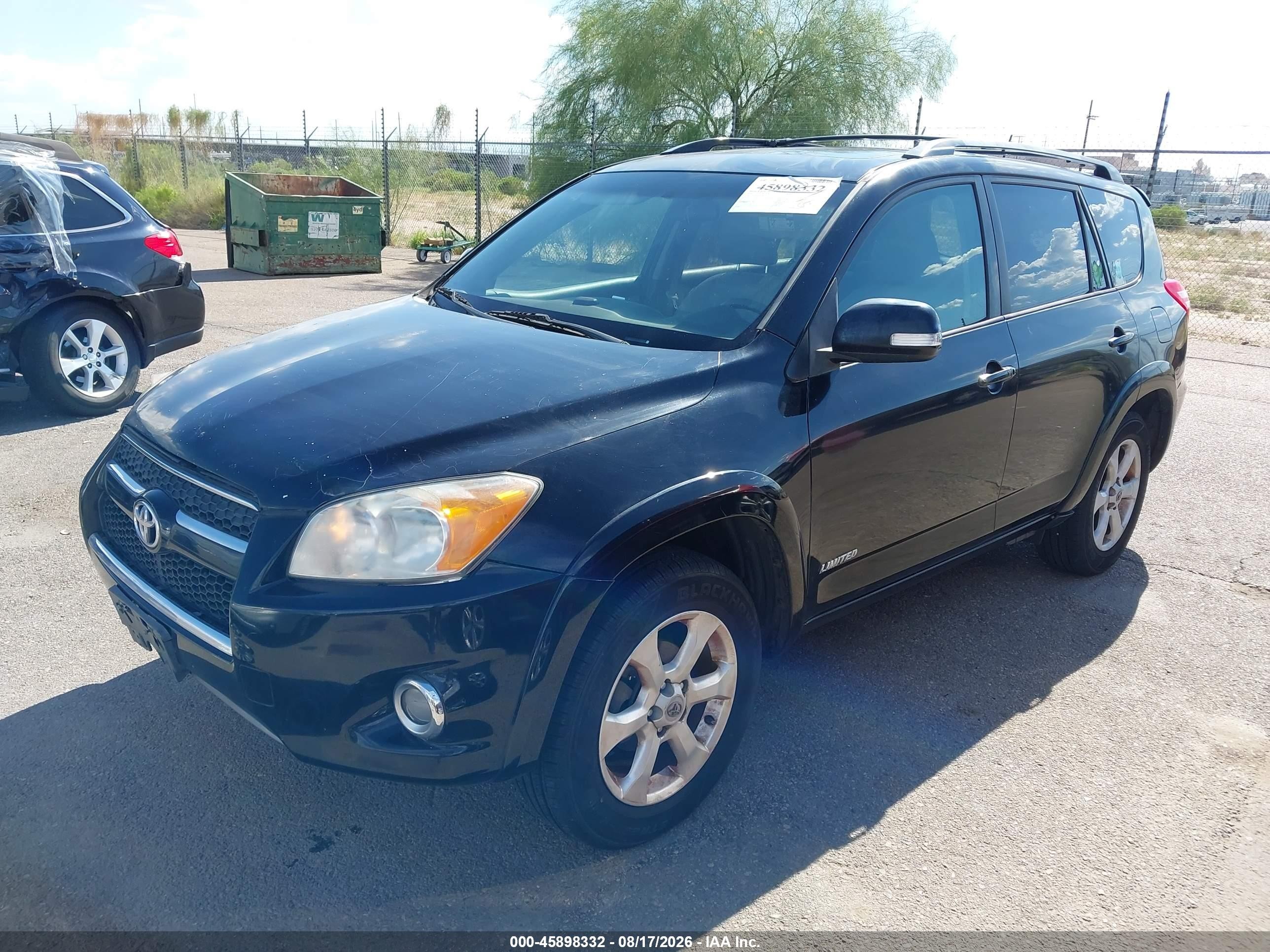 2010 Toyota Rav4 Limited Черный vin: 2T3YF4DV3AW039659