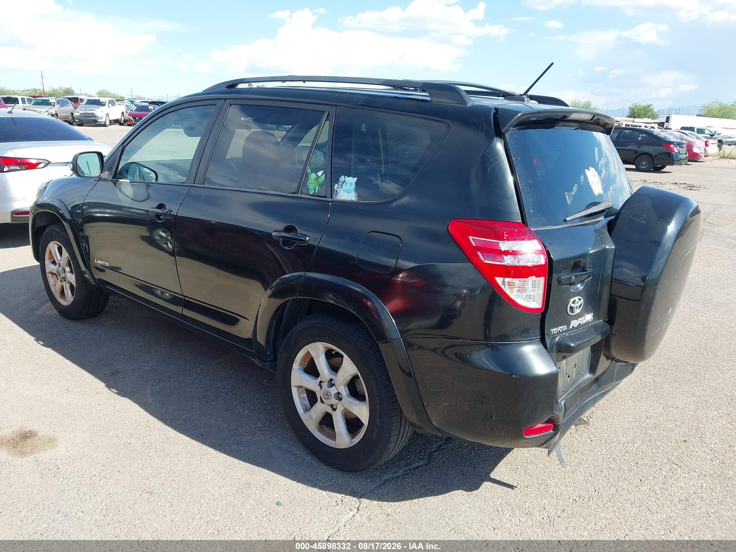 2010 Toyota Rav4 Limited Черный vin: 2T3YF4DV3AW039659
