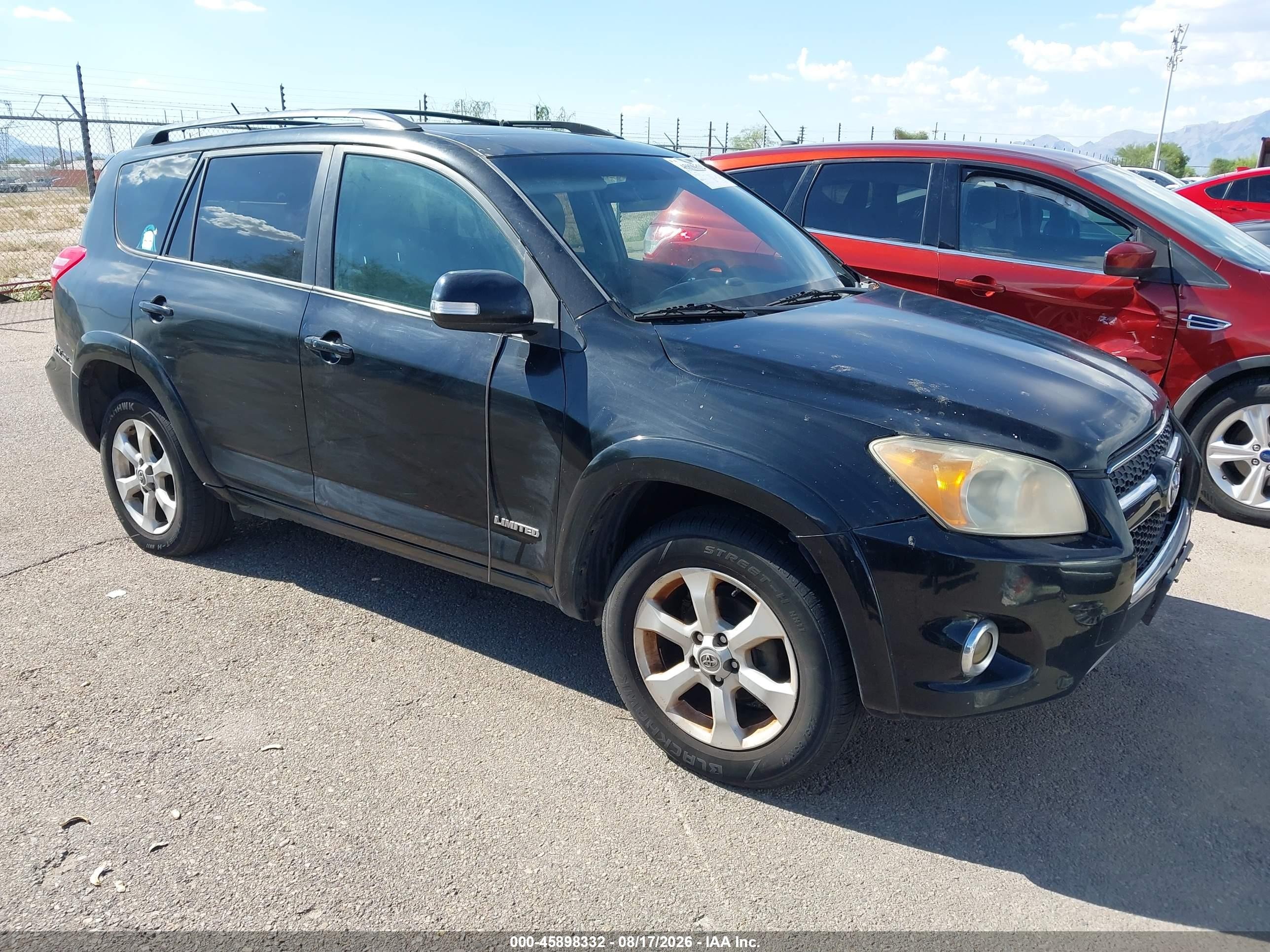 2010 Toyota Rav4 Limited Black vin: 2T3YF4DV3AW039659