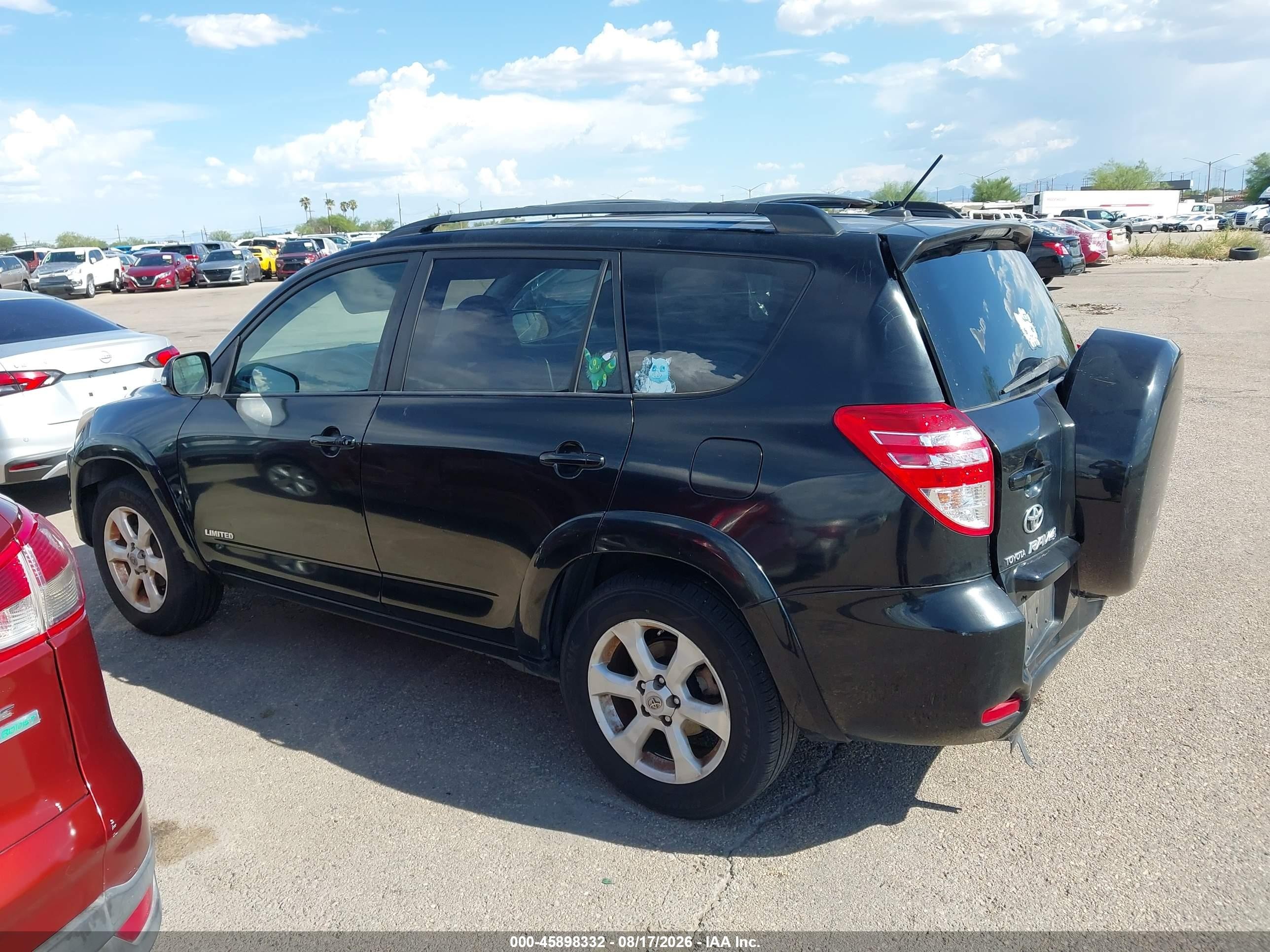 2010 Toyota Rav4 Limited Черный vin: 2T3YF4DV3AW039659