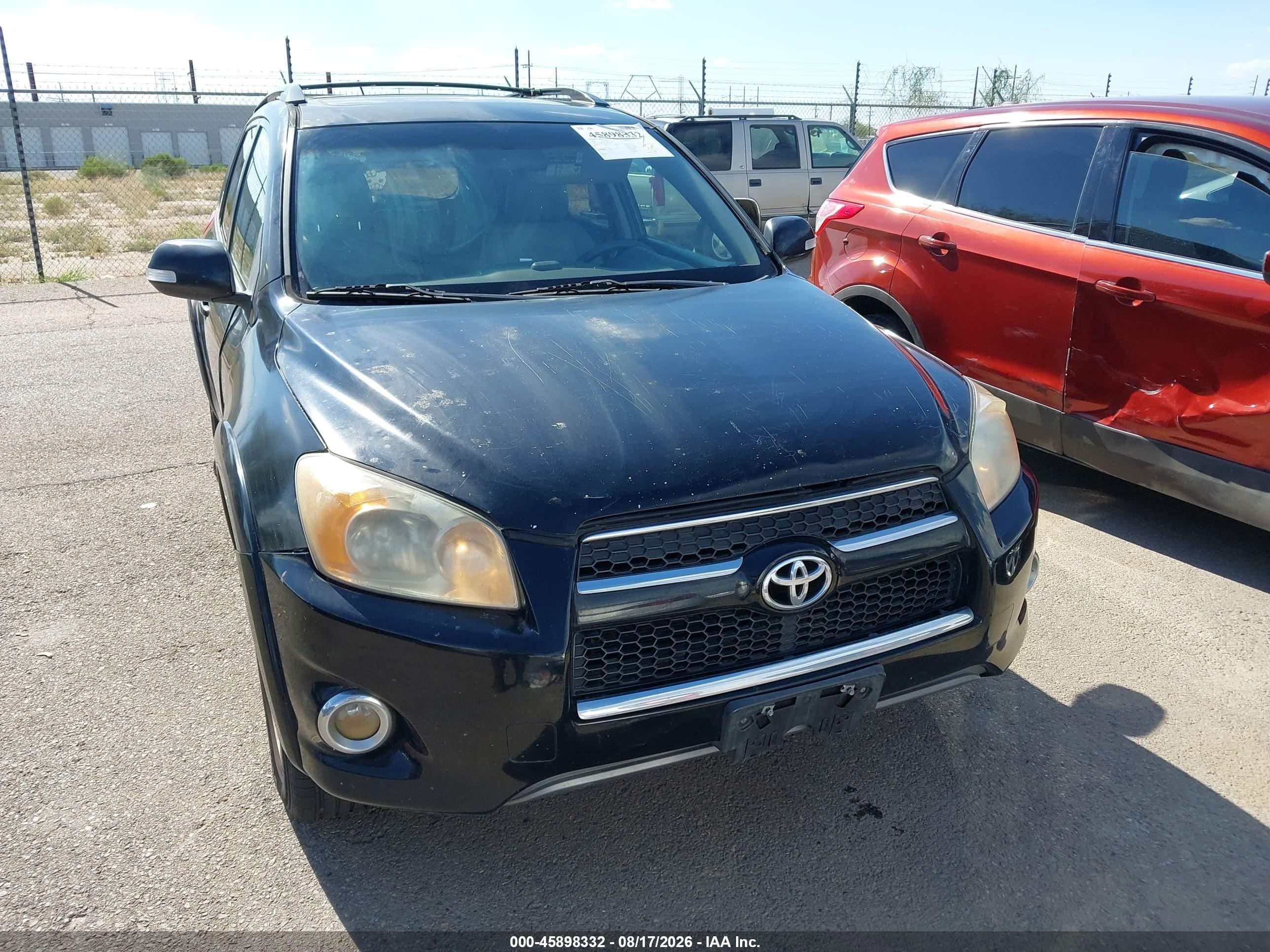2010 Toyota Rav4 Limited Черный vin: 2T3YF4DV3AW039659