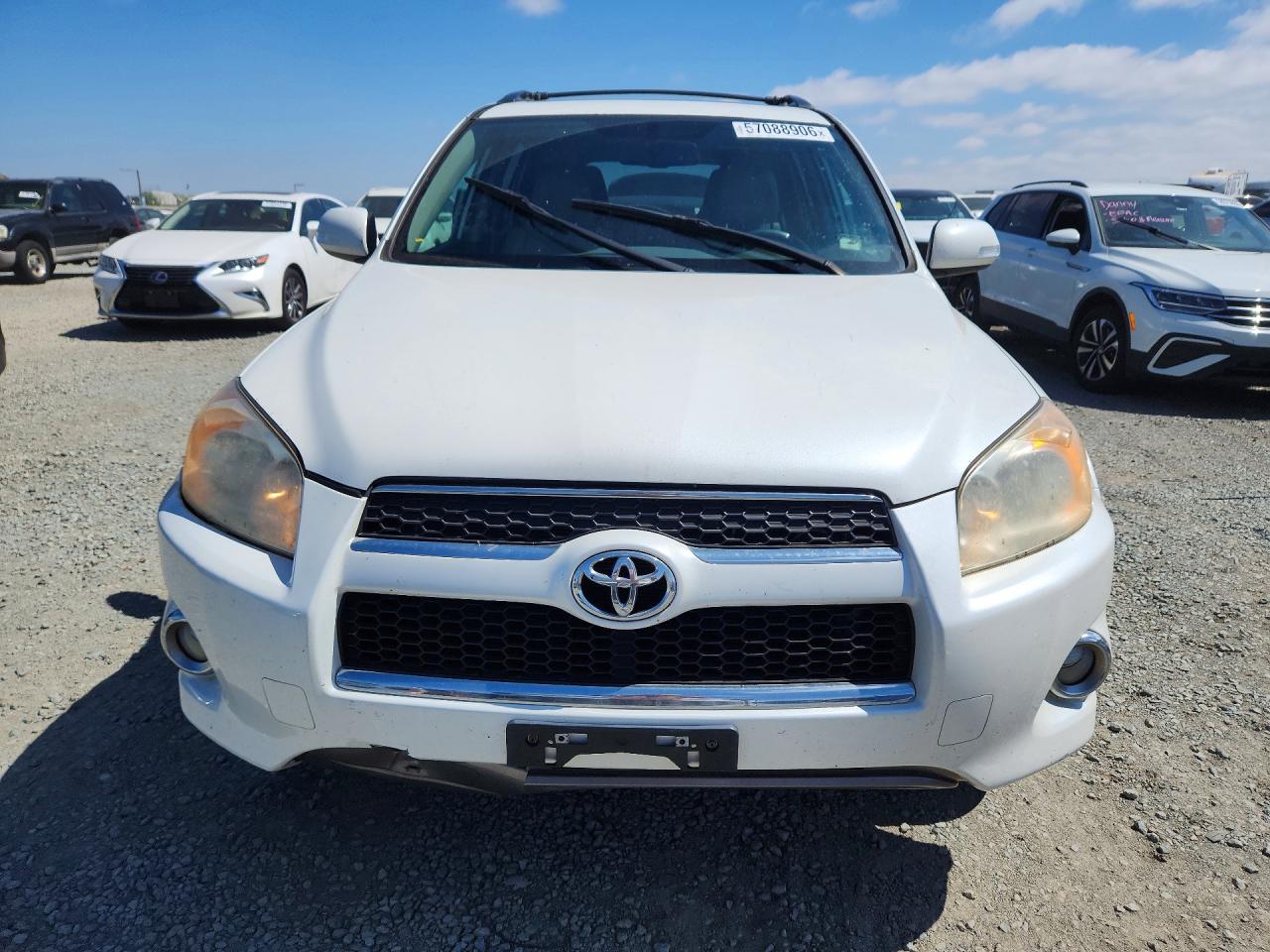 2012 Toyota Rav4 Limited White vin: 2T3YF4DV3CW123290