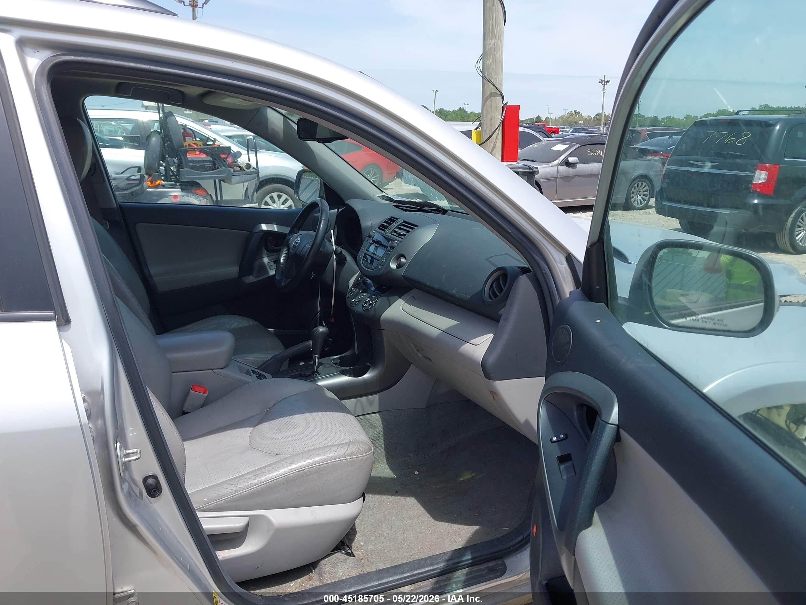2010 Toyota Rav4 Limited Silver vin: 2T3YF4DV4AW026936