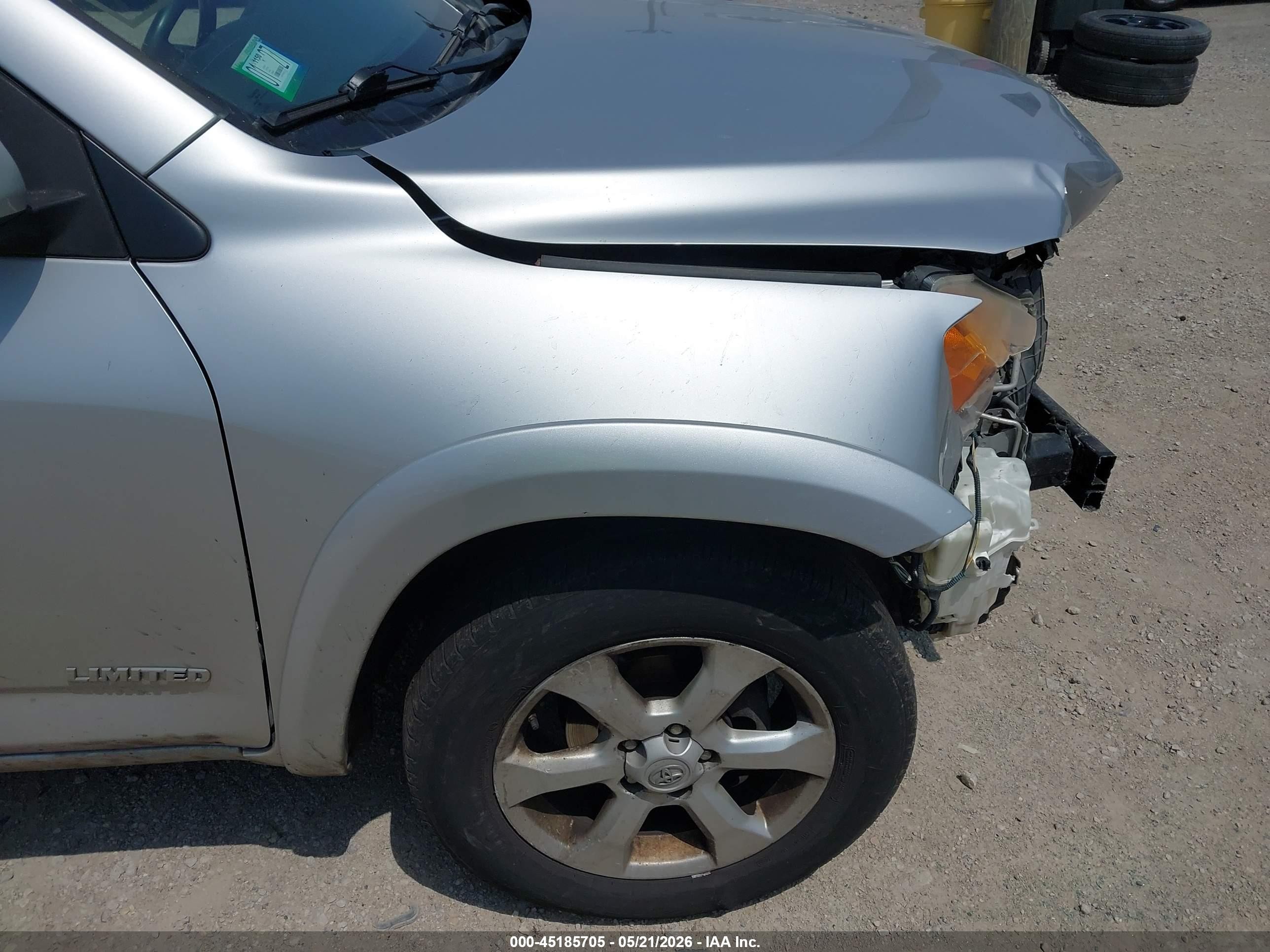 2010 Toyota Rav4 Limited Silver vin: 2T3YF4DV4AW026936