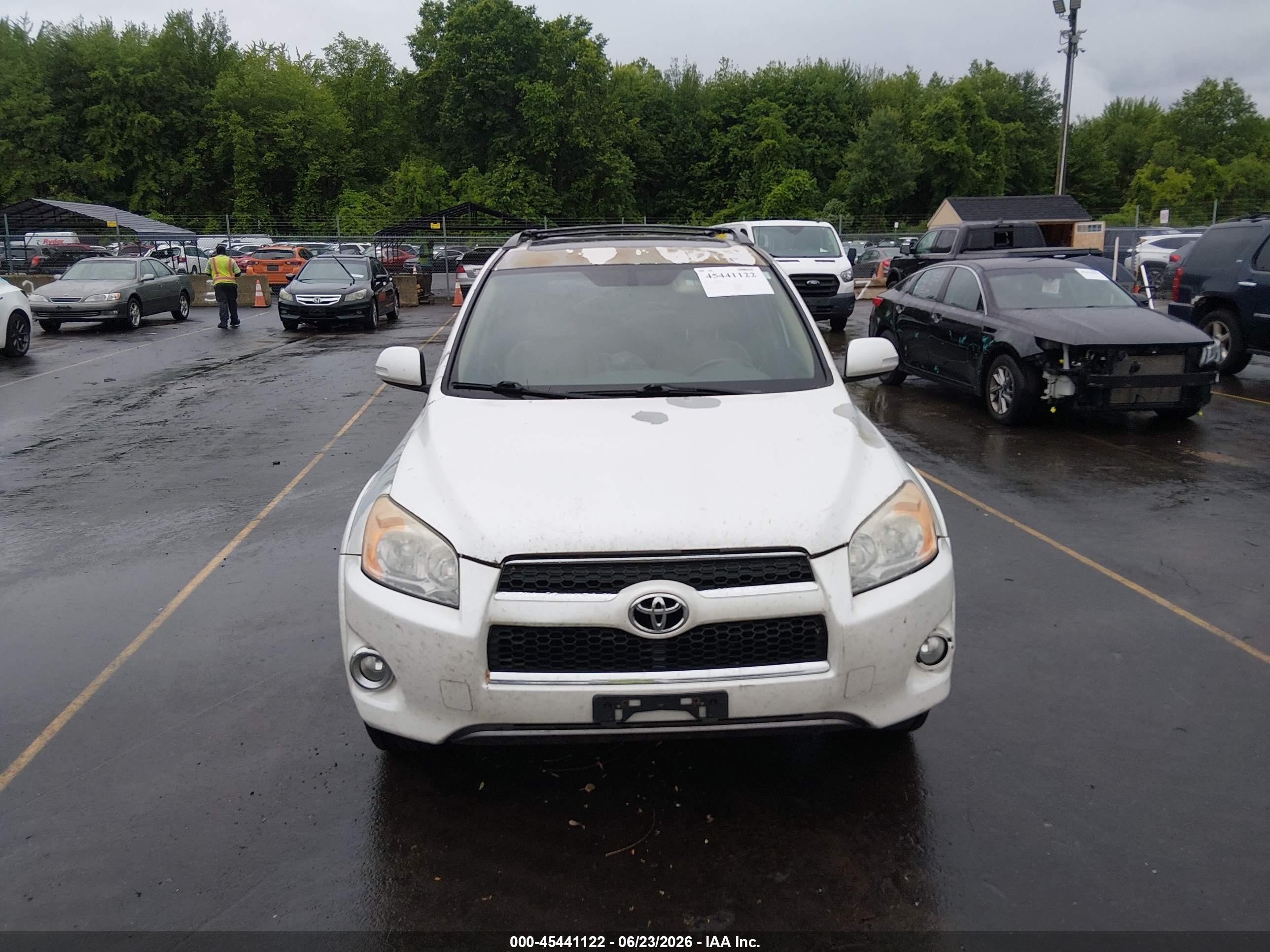 2011 Toyota Rav4 Limited Белый vin: 2T3YF4DV4BW066077