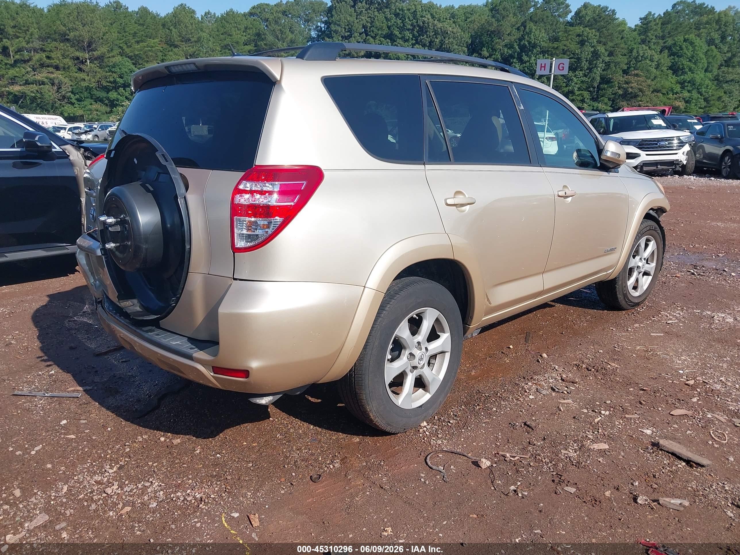 2011 Toyota Rav4 Limited Tan vin: 2T3YF4DV4BW084367