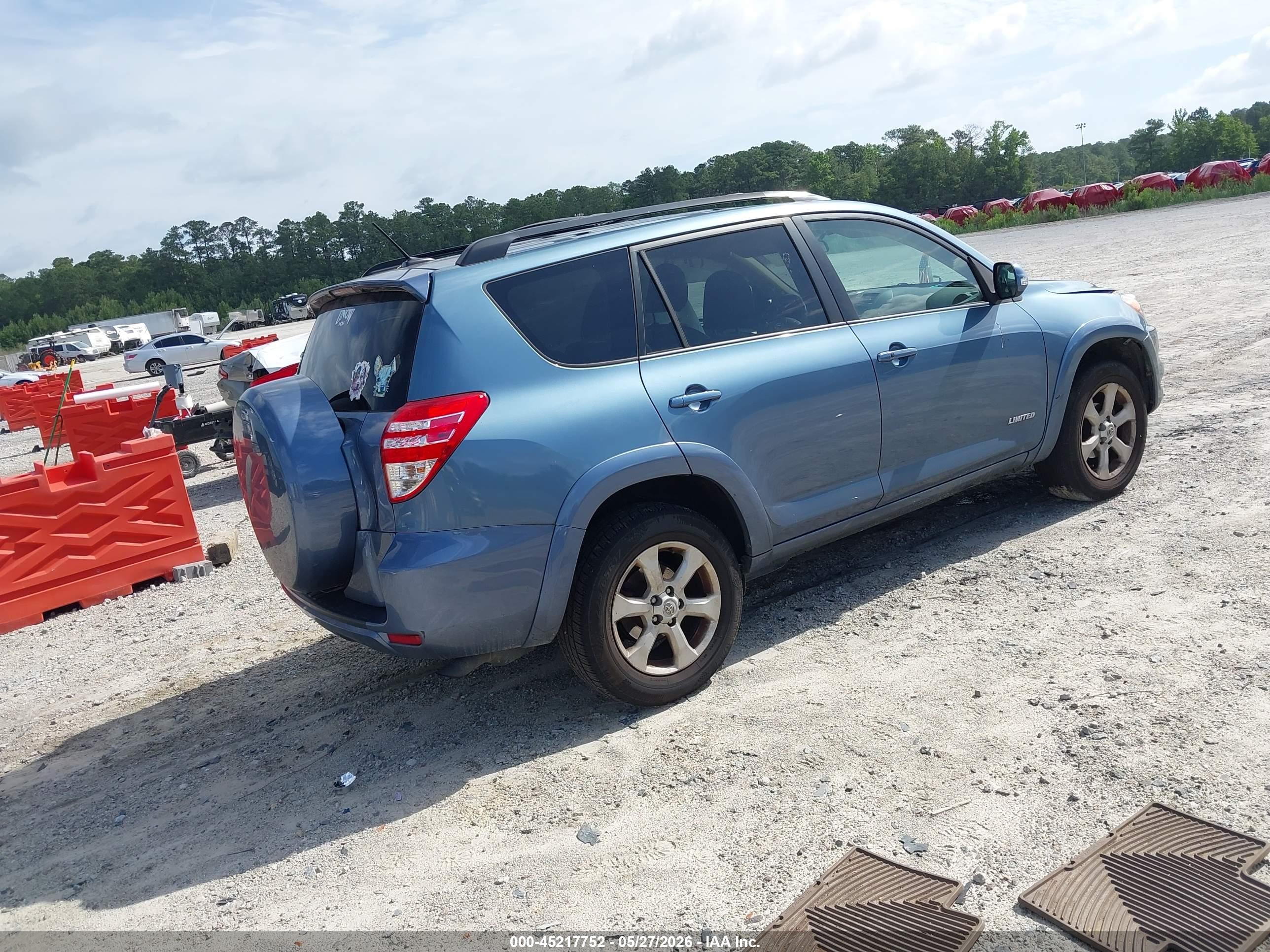 2011 Toyota Rav4 Limited Blue vin: 2T3YF4DV5BW089092