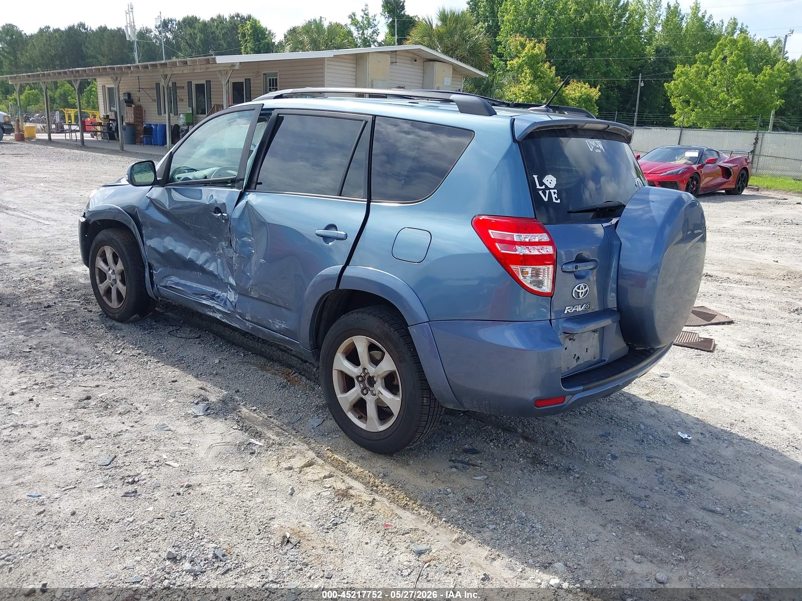 2011 Toyota Rav4 Limited Blue vin: 2T3YF4DV5BW089092