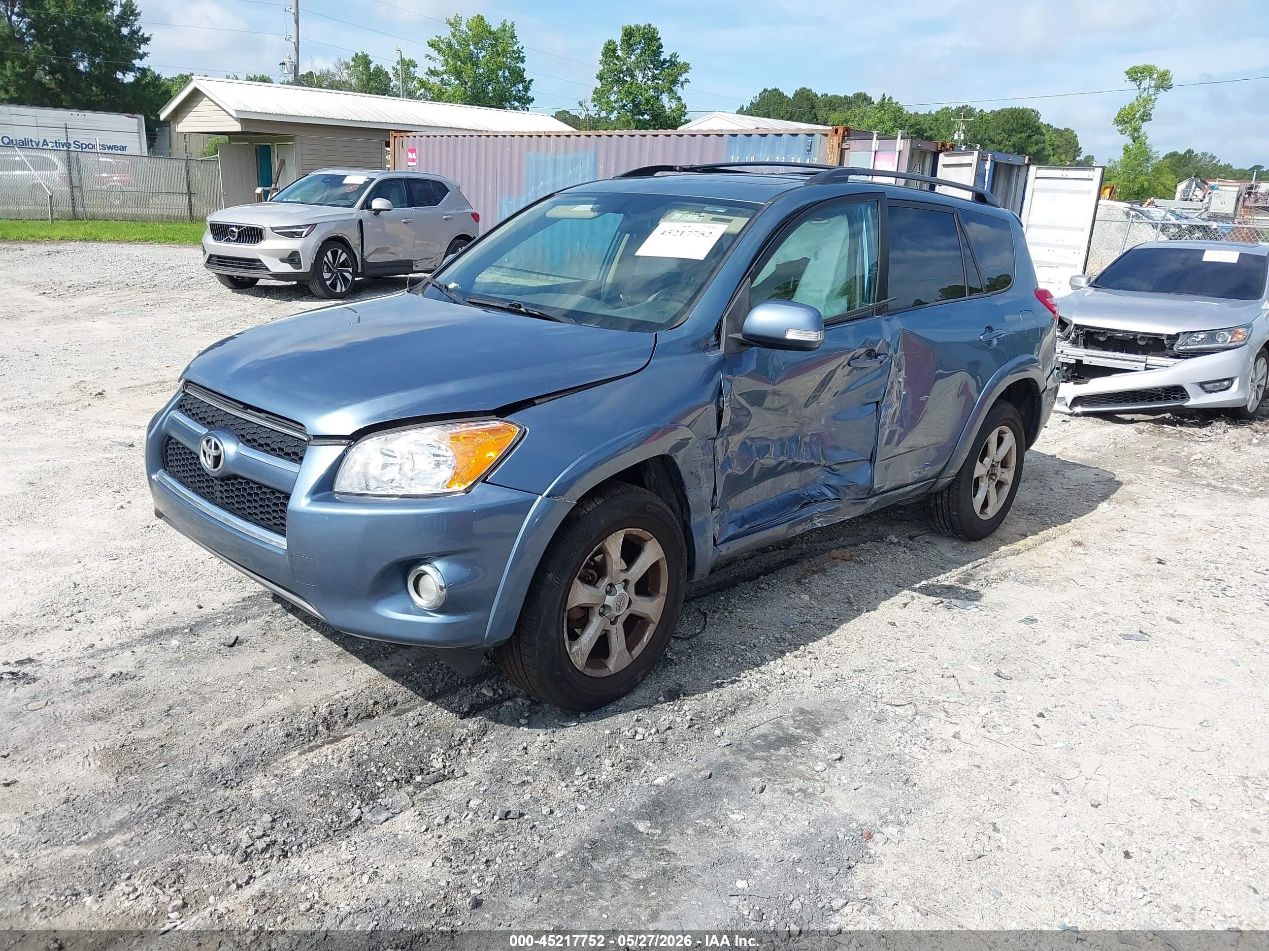 2011 Toyota Rav4 Limited Blue vin: 2T3YF4DV5BW089092
