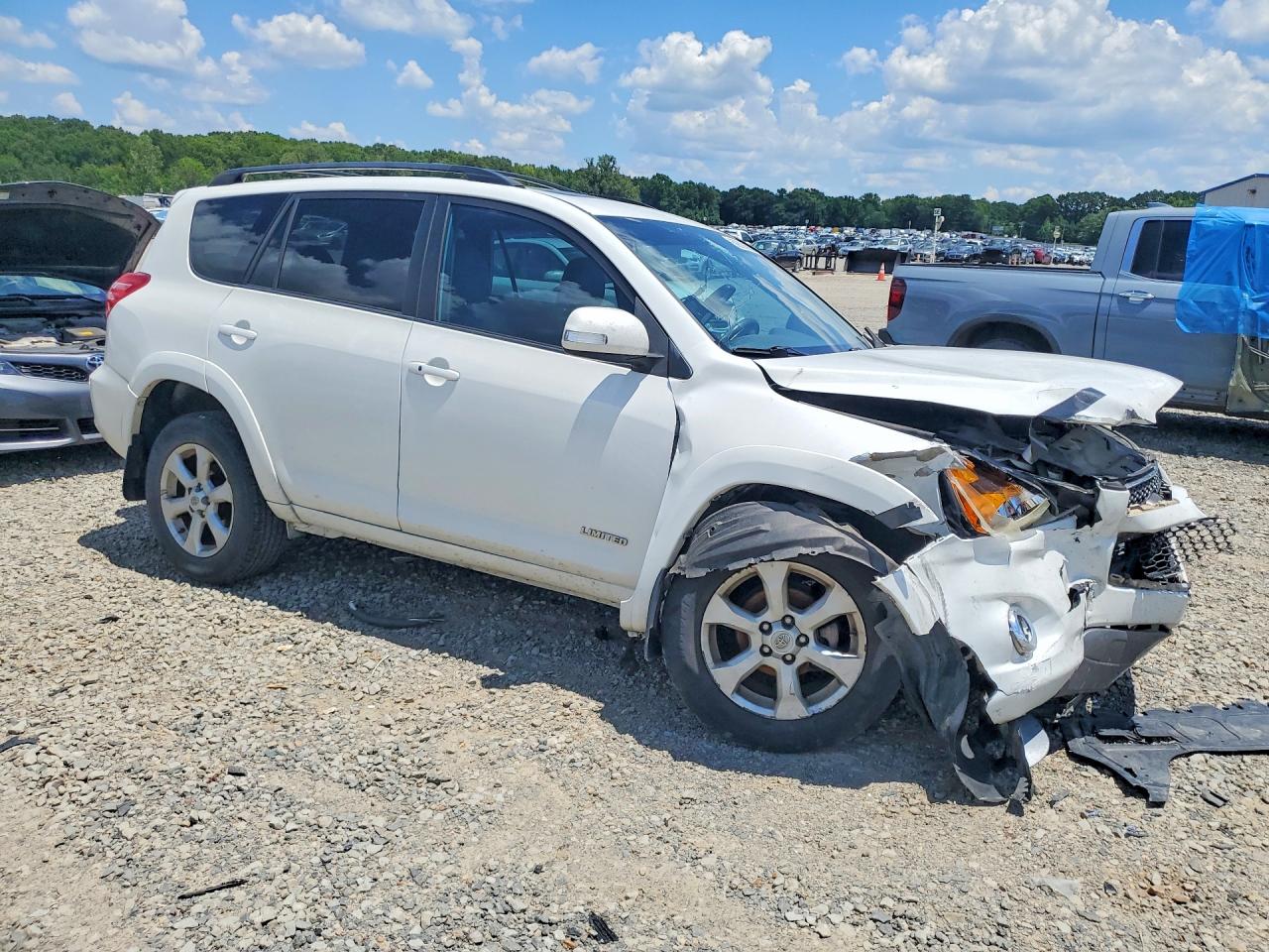 2012 Toyota Rav4 Limited White vin: 2T3YF4DV5CW106720
