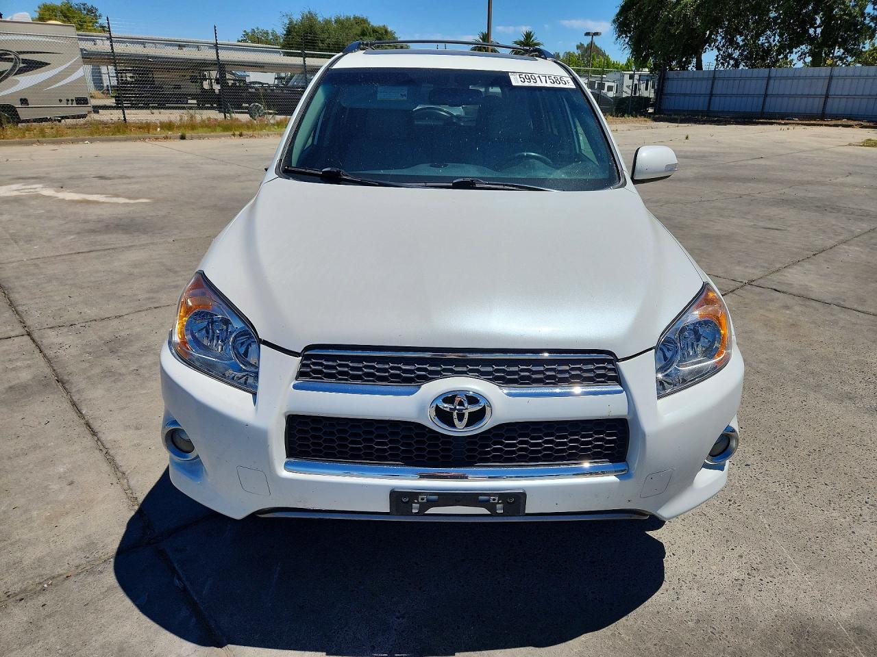 2012 Toyota Rav4 Limited White vin: 2T3YF4DV5CW147588