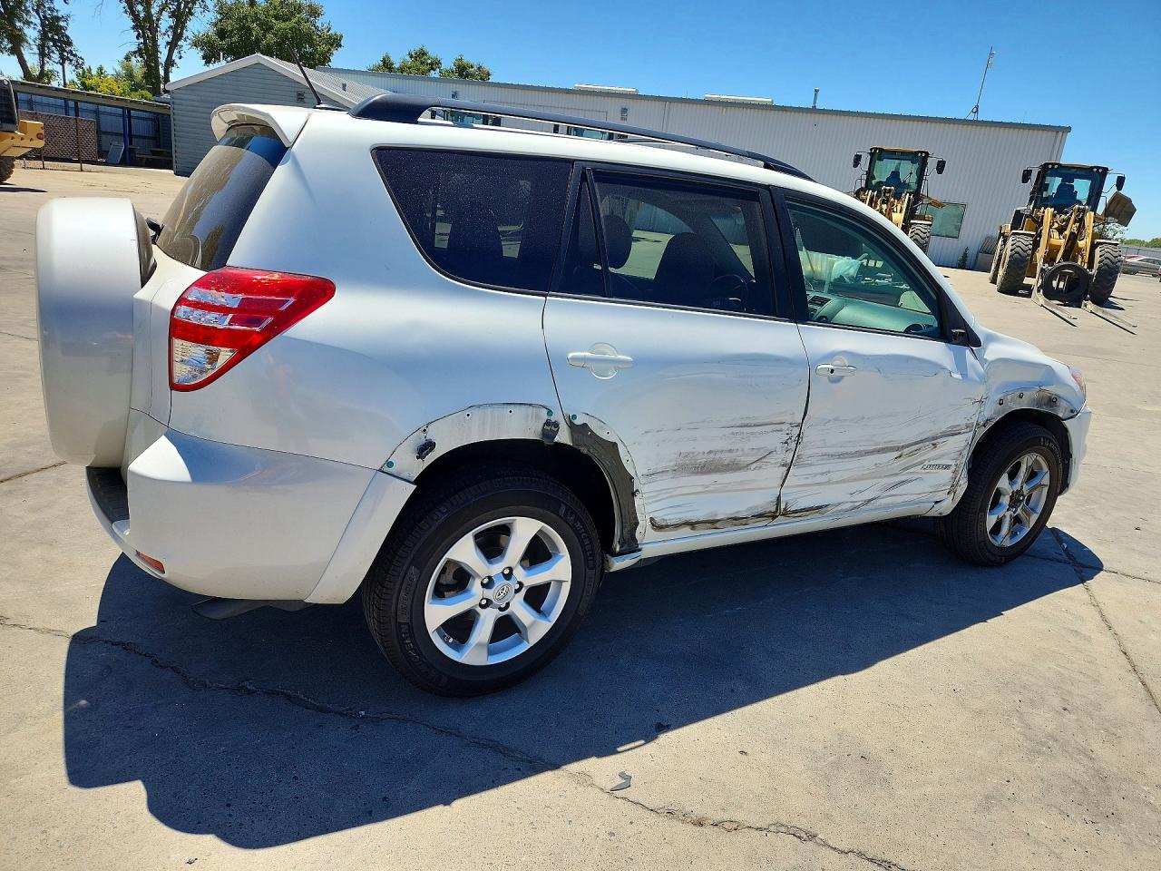2012 Toyota Rav4 Limited White vin: 2T3YF4DV5CW147588