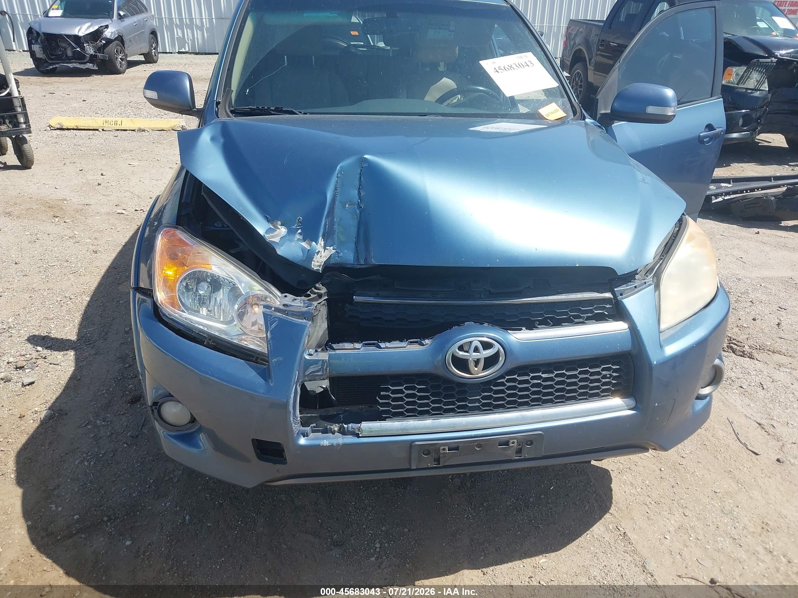 2011 Toyota Rav4 Limited Blue vin: 2T3YF4DV6BW075864